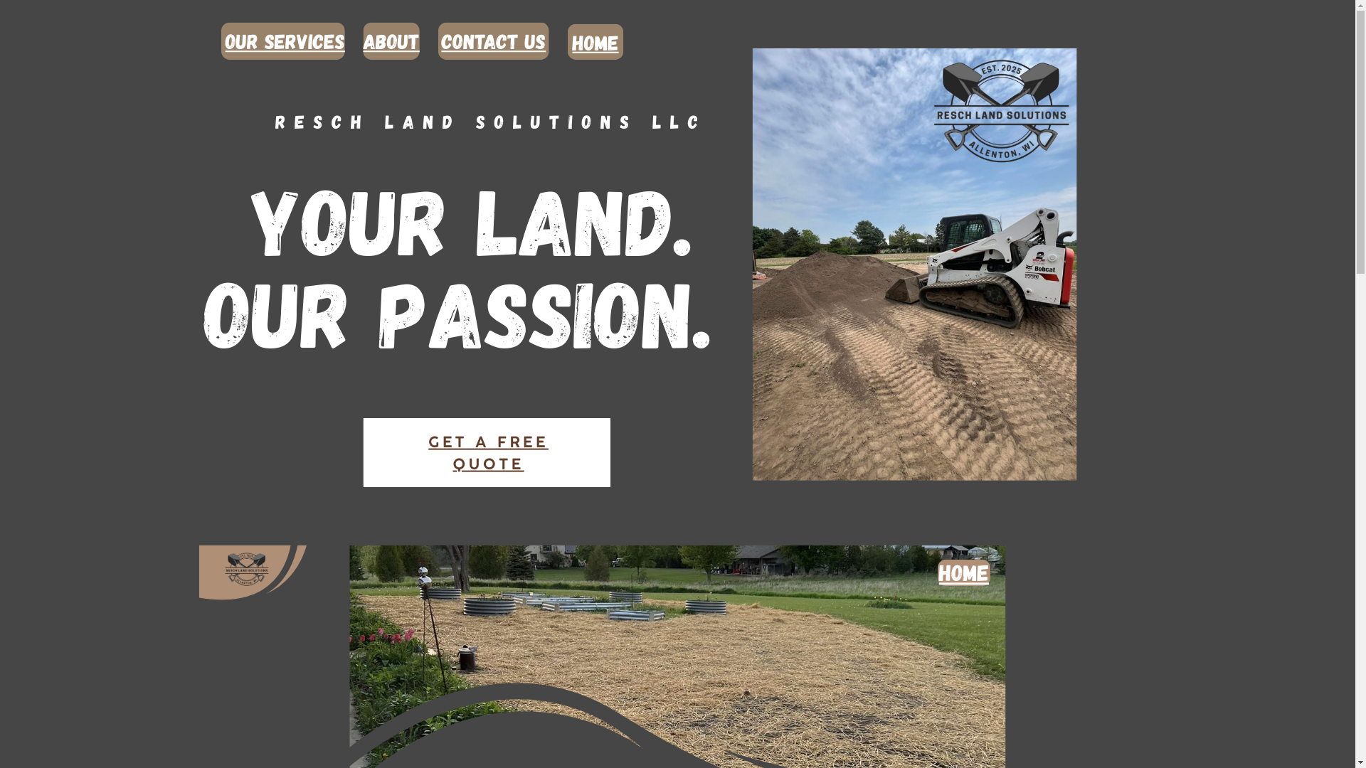 website screenshot of https://reschlandsolutionsllc.com/