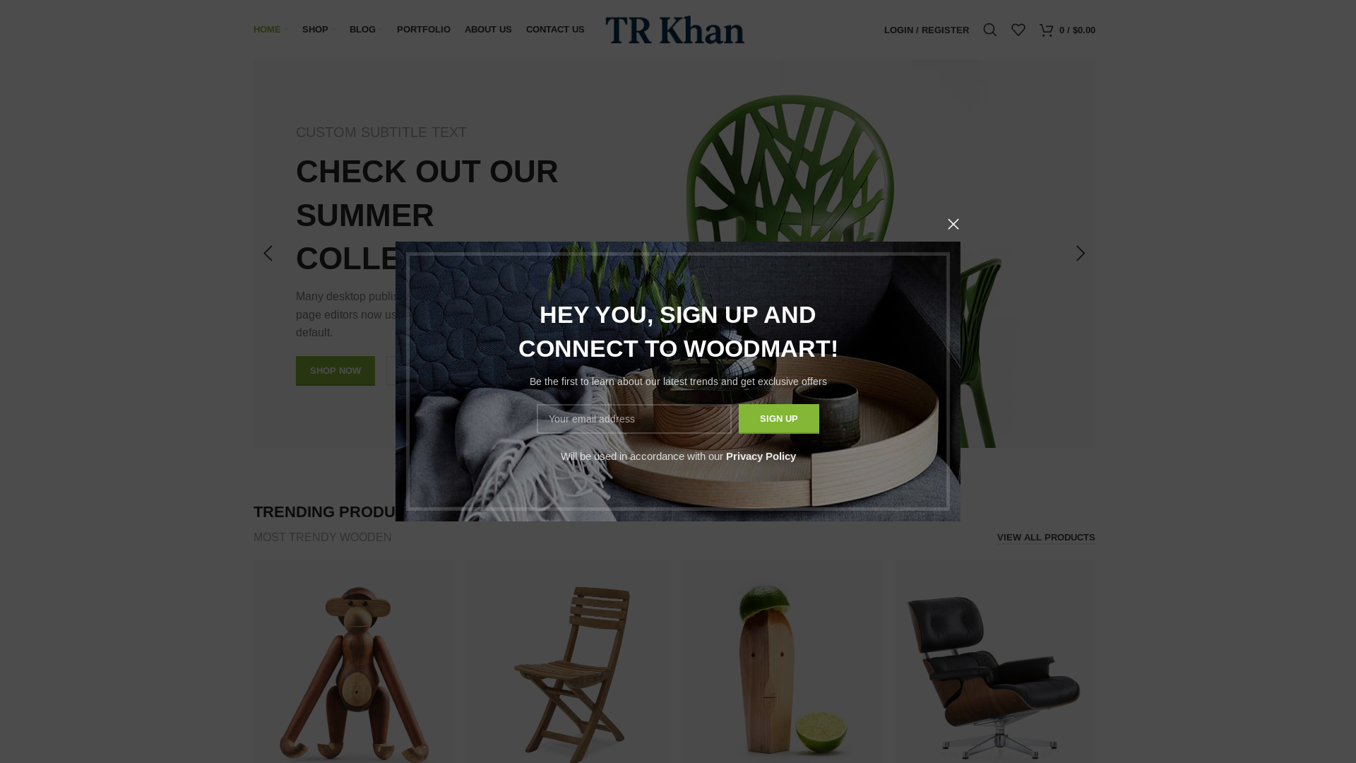 website screenshot of https://trkhan.com/