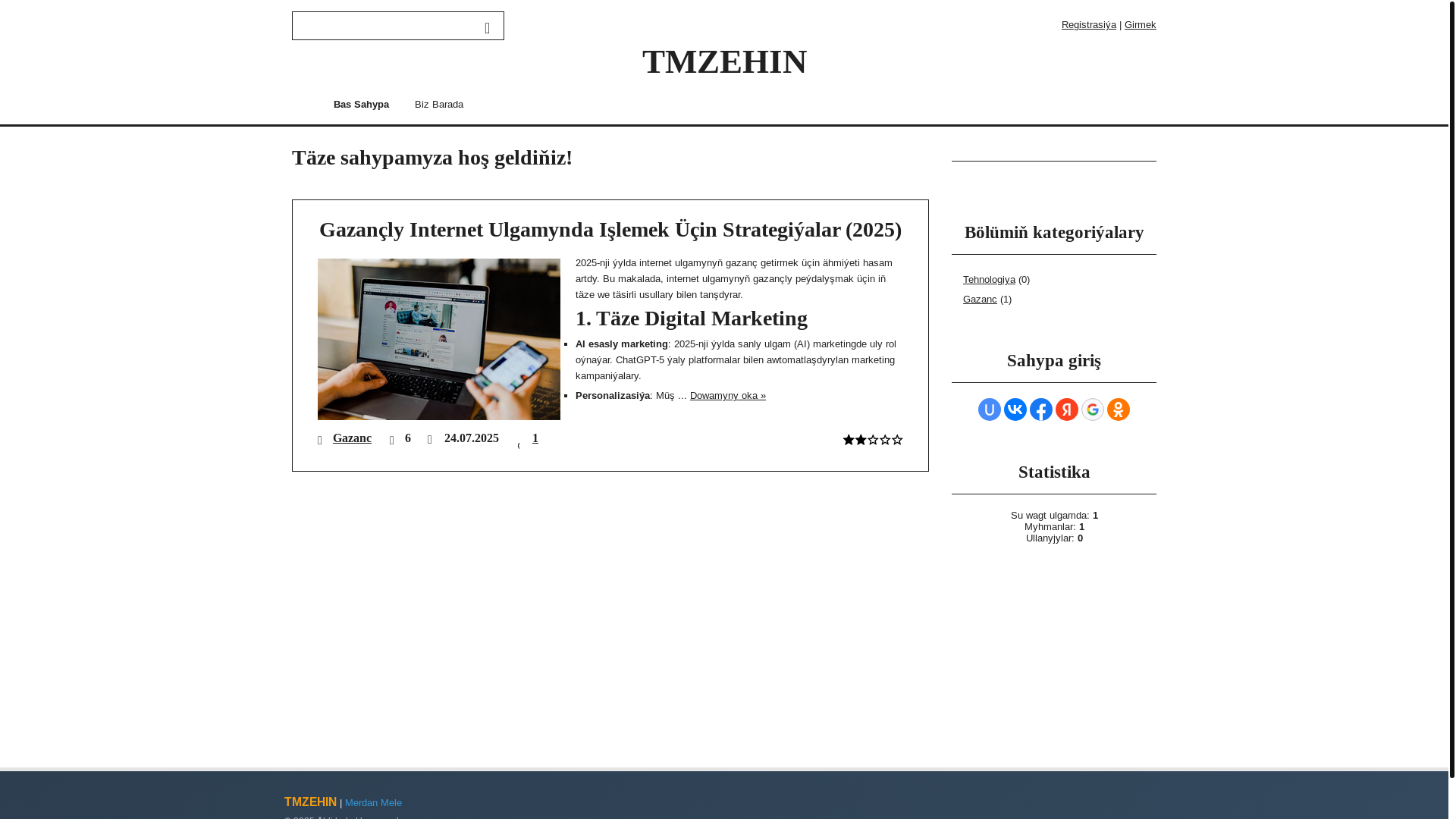 website screenshot of https://tmzehin.ru/