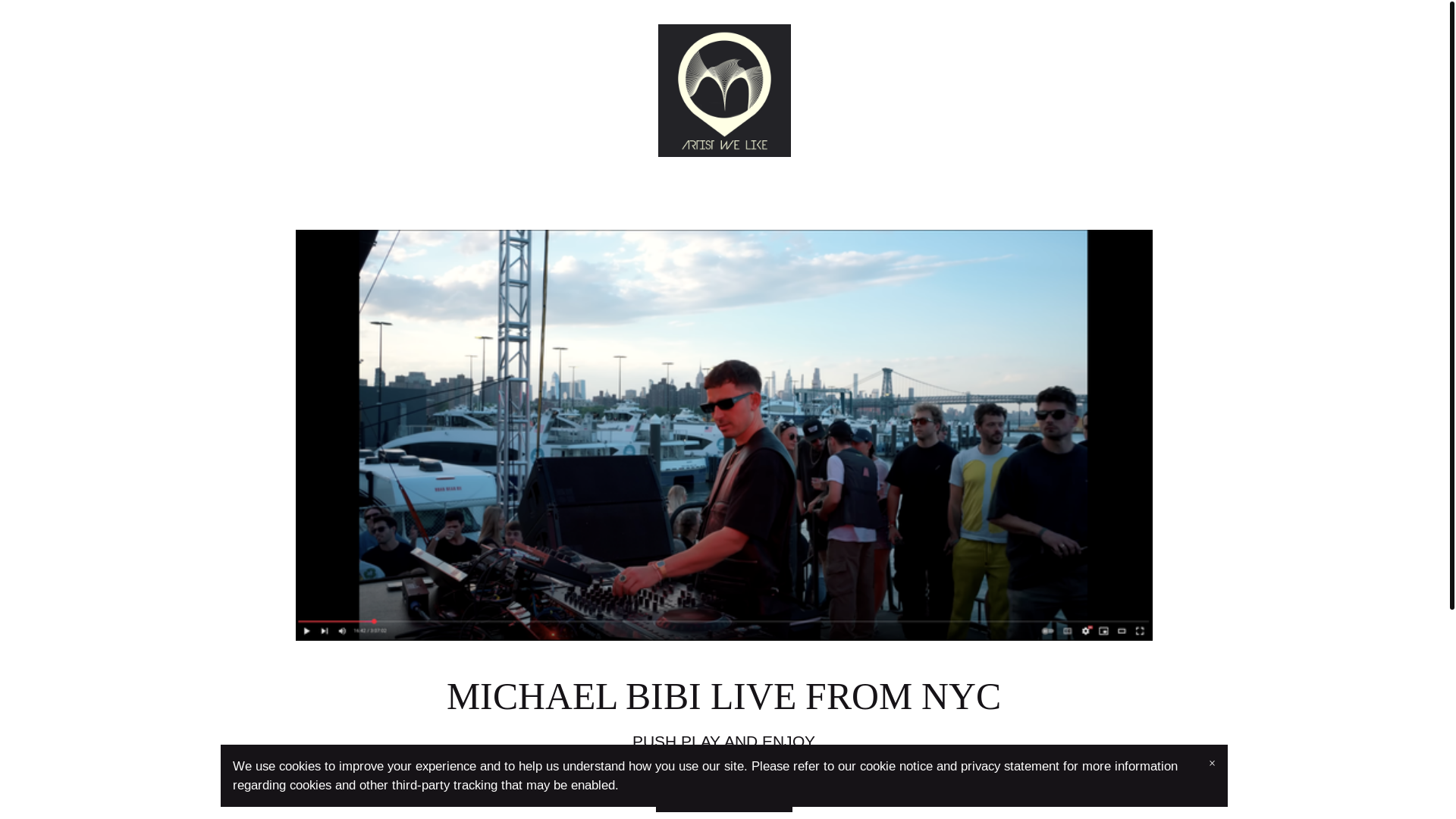 website screenshot of https://artistwelike.com/