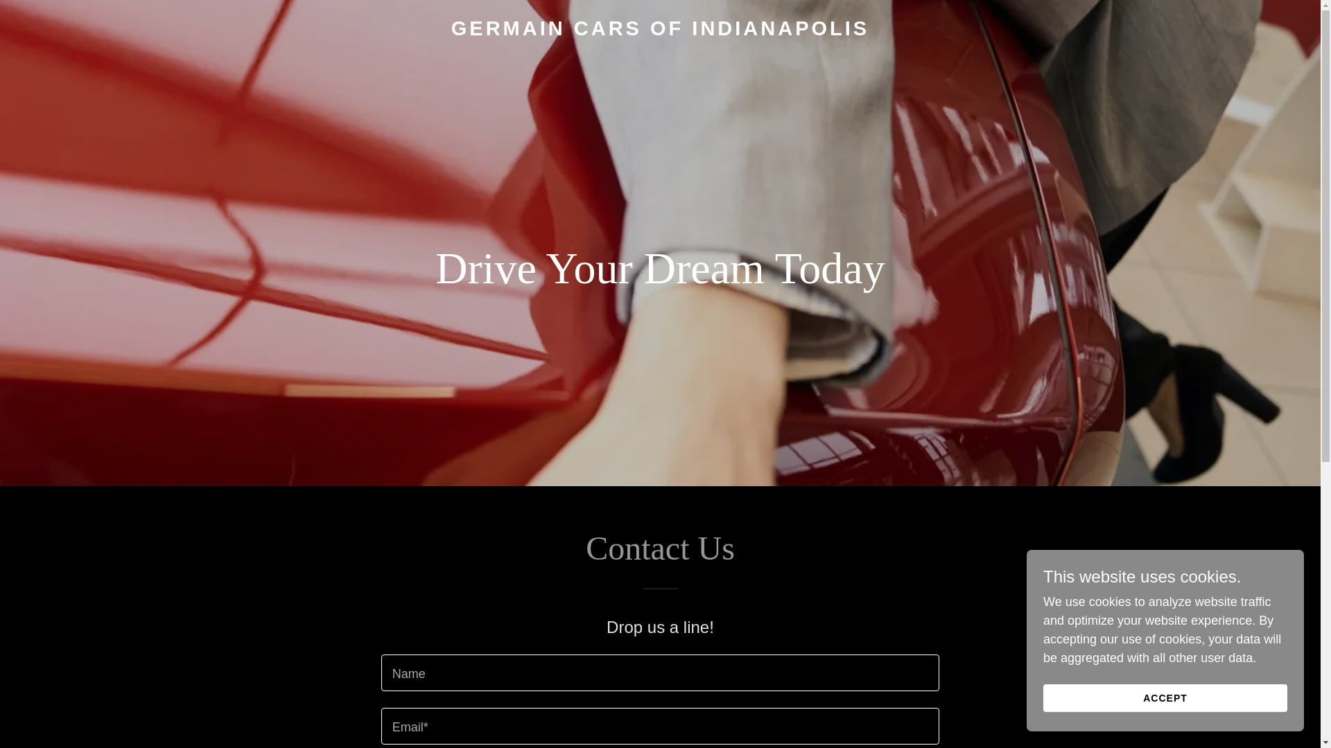 website screenshot of https://germaincarsofindianapolis.com/