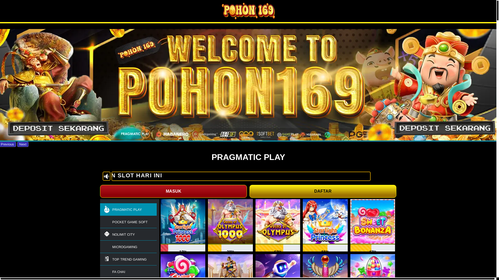 website screenshot of https://rtp-terbaru-pohon169.pages.dev/
