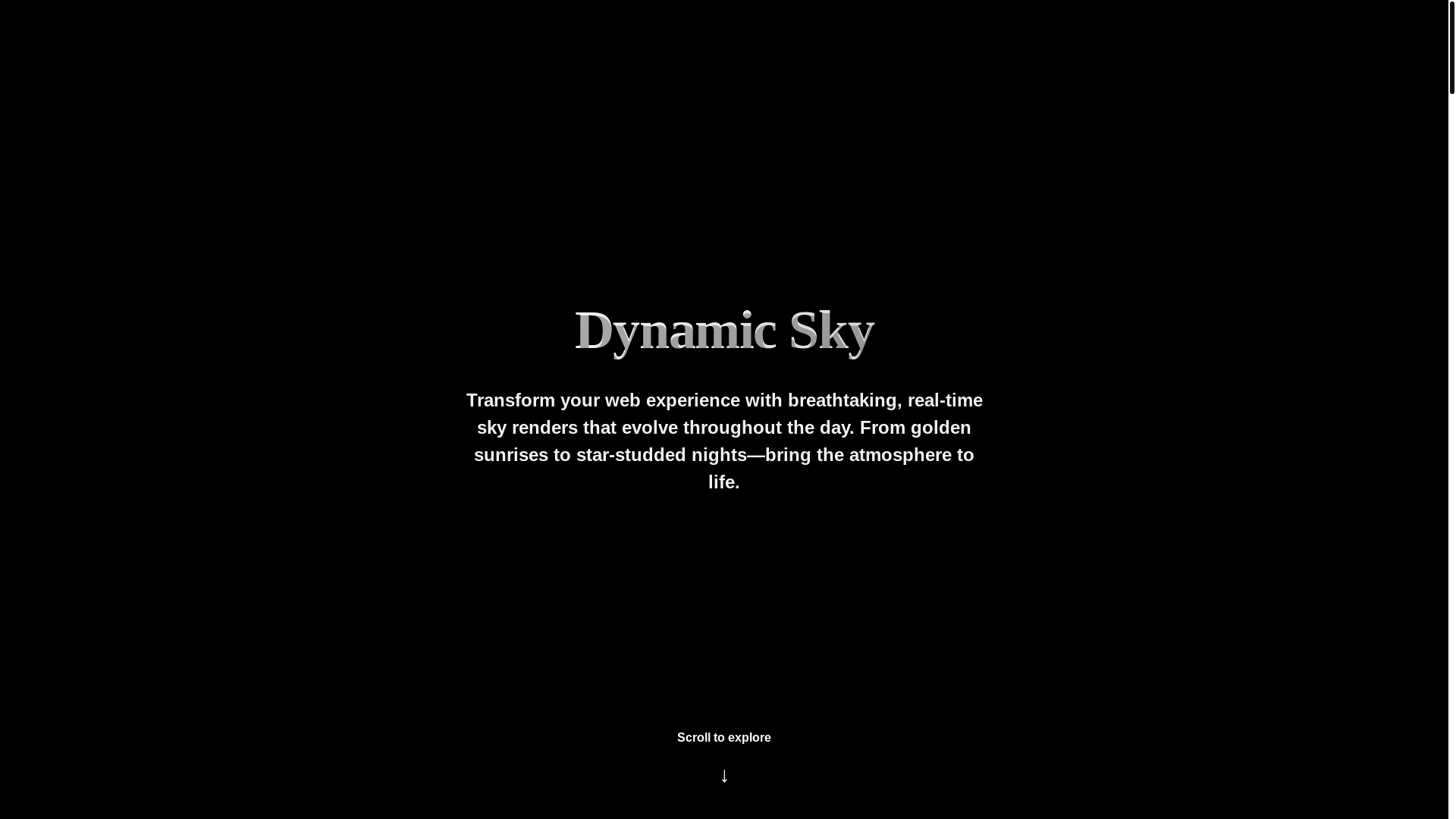 website screenshot of https://dynamic-sky.pages.dev/