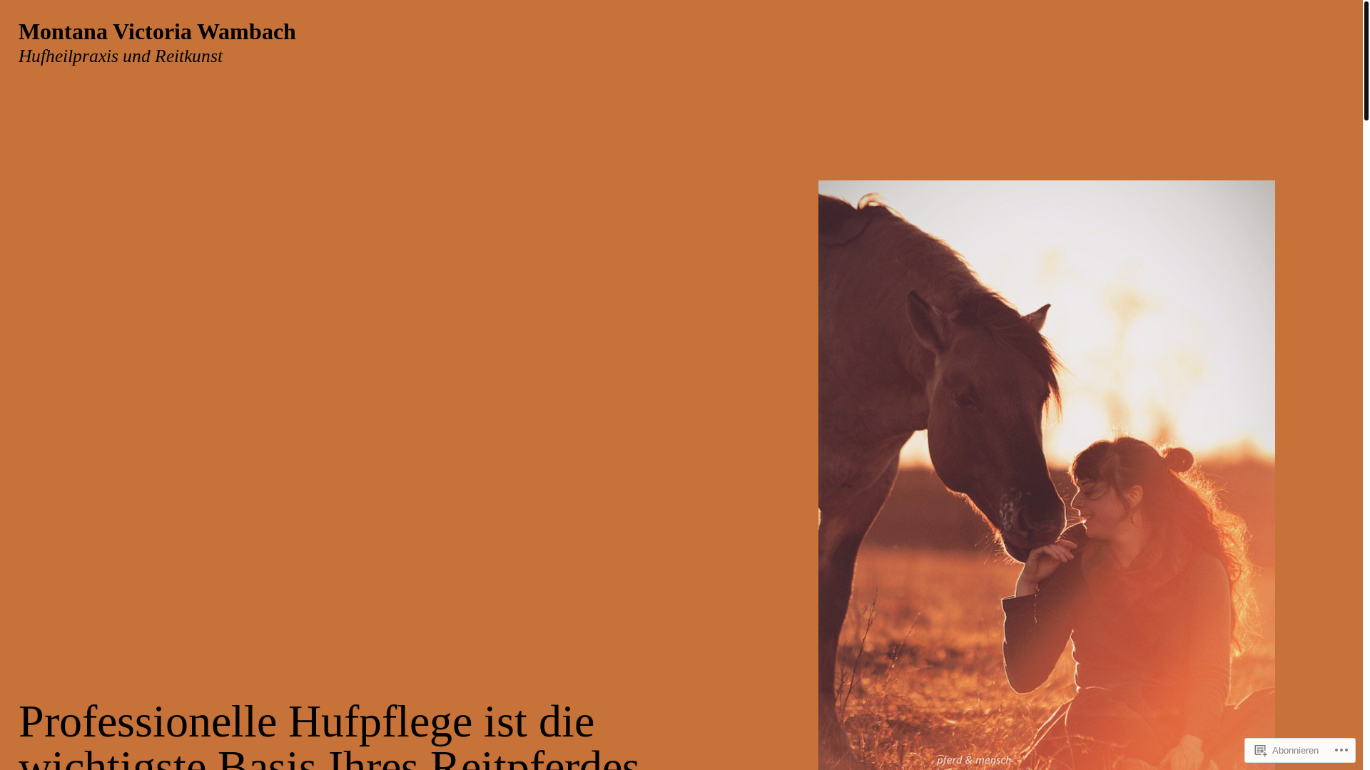 website screenshot of https://montanawambach.de/