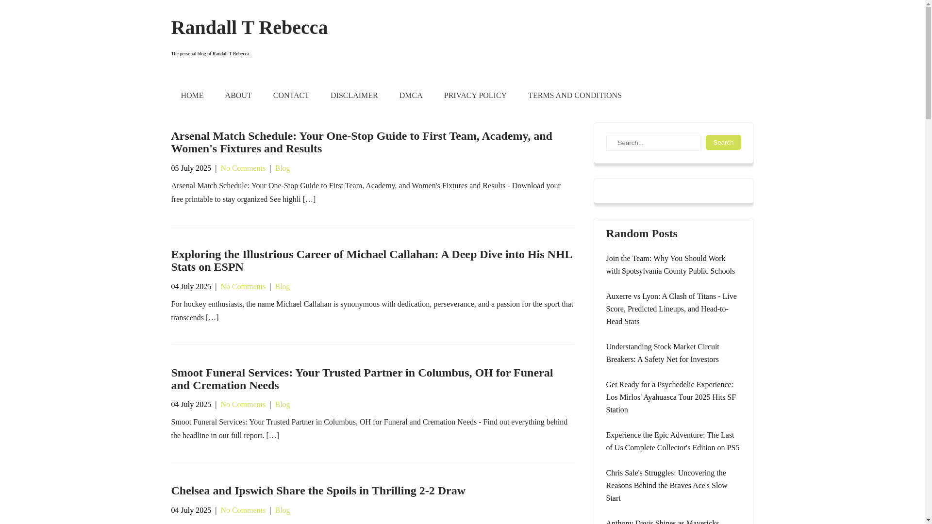 website screenshot of https://randalltrebecca.pages.dev/