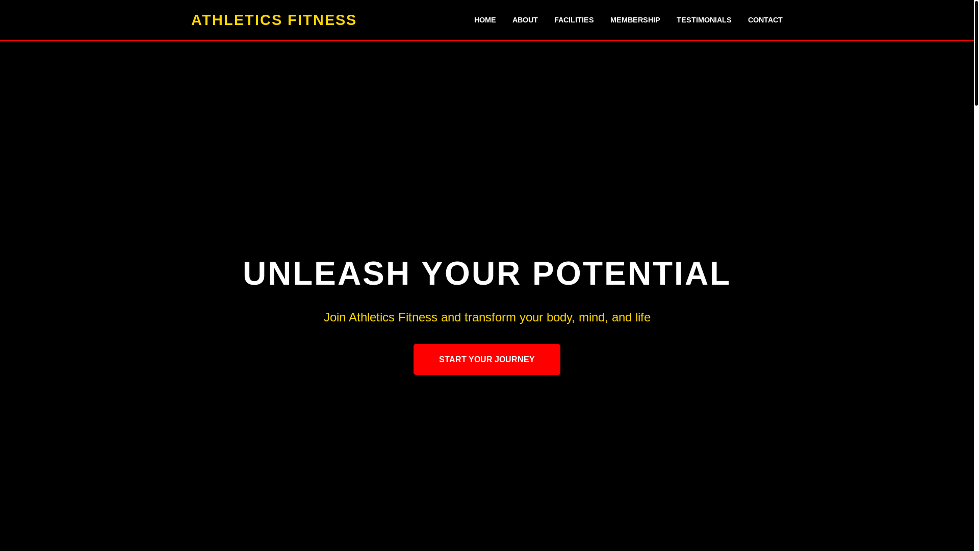 website screenshot of https://athletics-fitness.pages.dev/