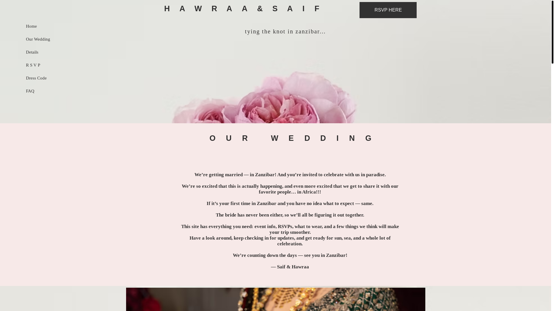 website screenshot of https://saifandhawraa.com/