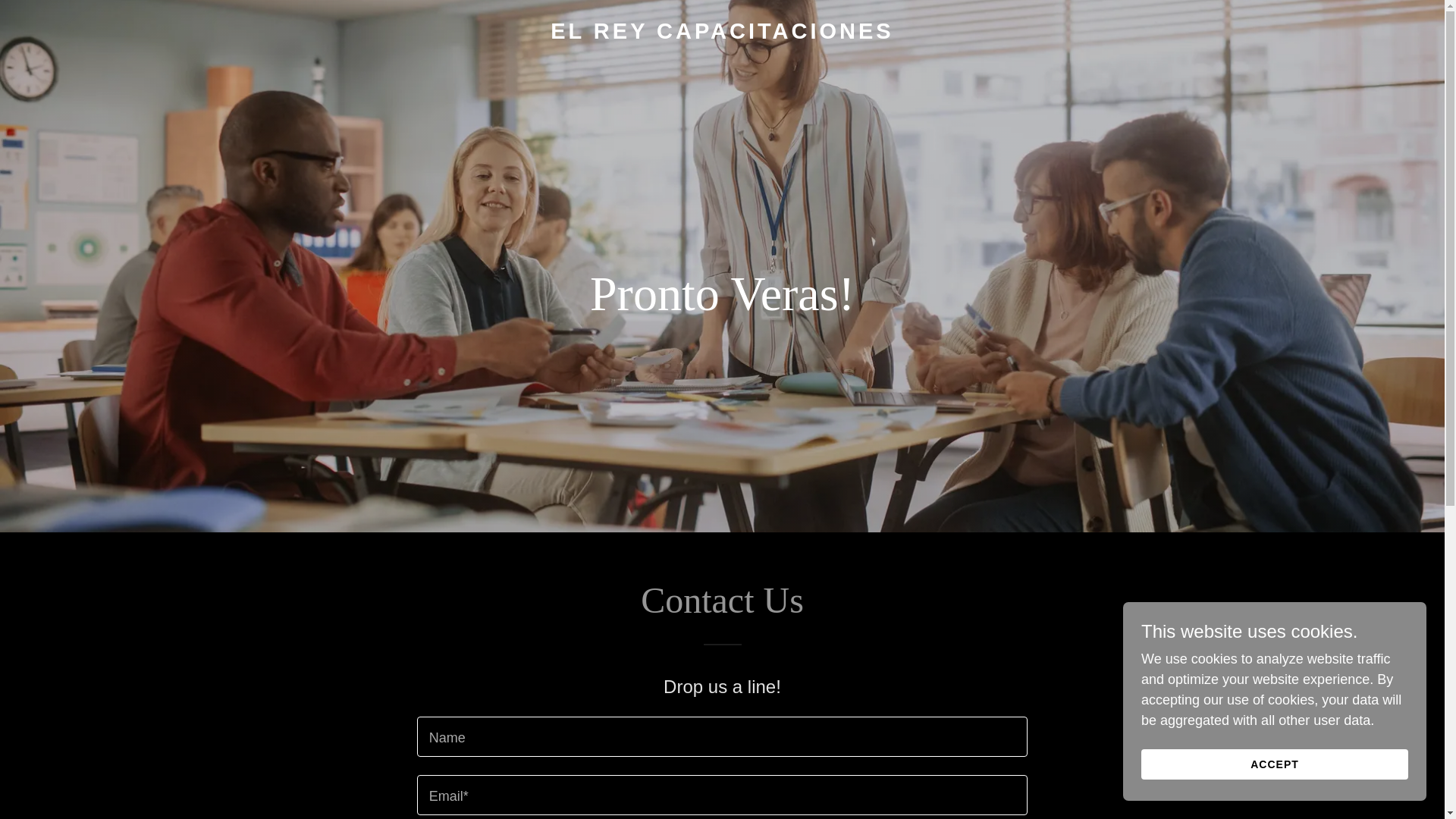 website screenshot of https://elreycapacitaciones.com/