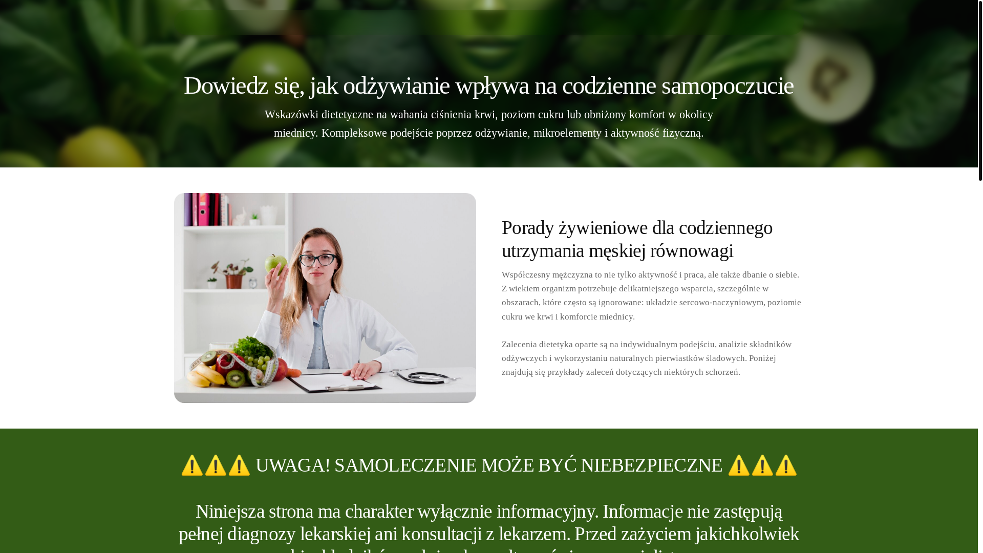 website screenshot of https://harmonianaturalna.com/