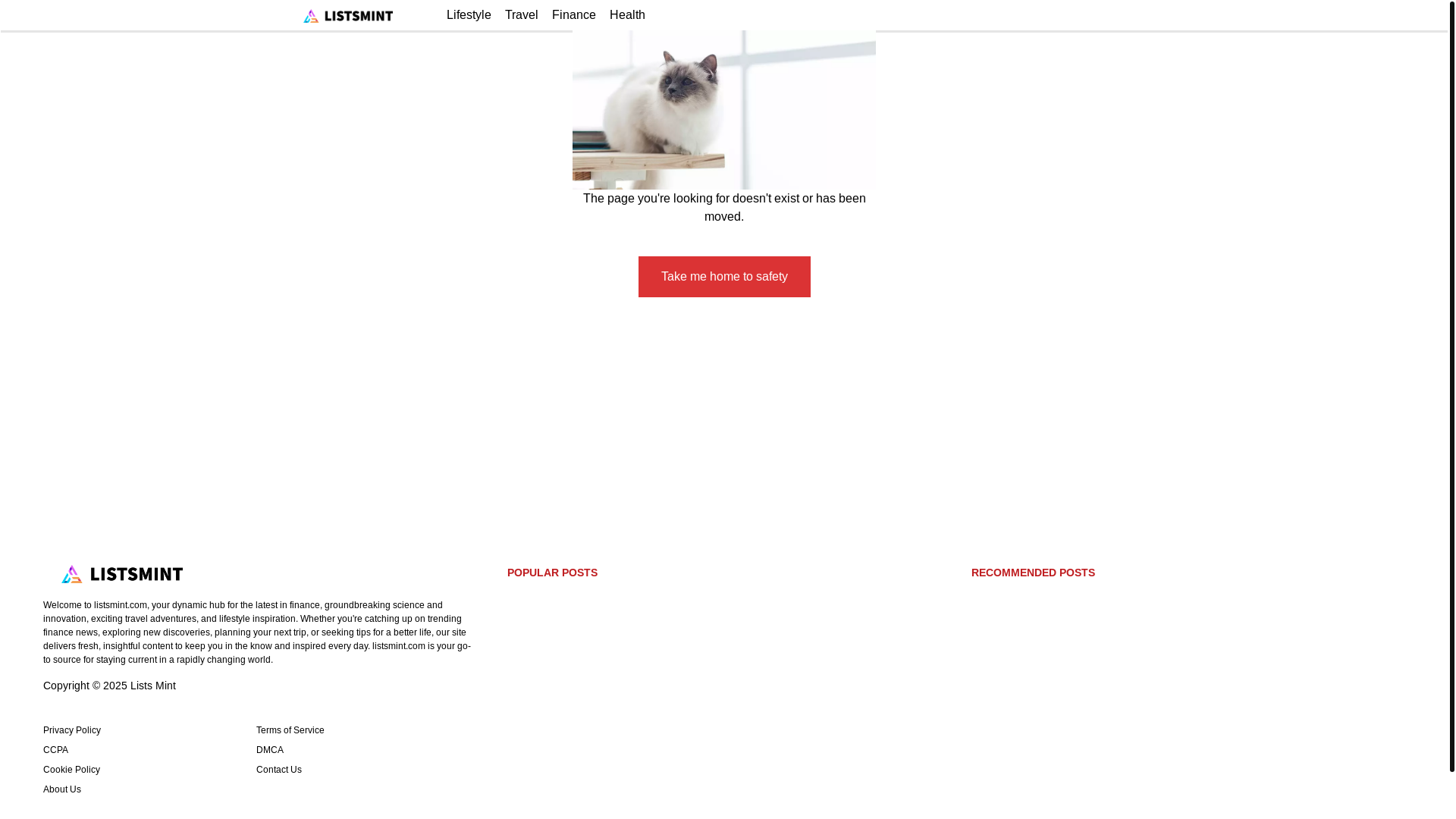 website screenshot of https://listsmint.pages.dev/