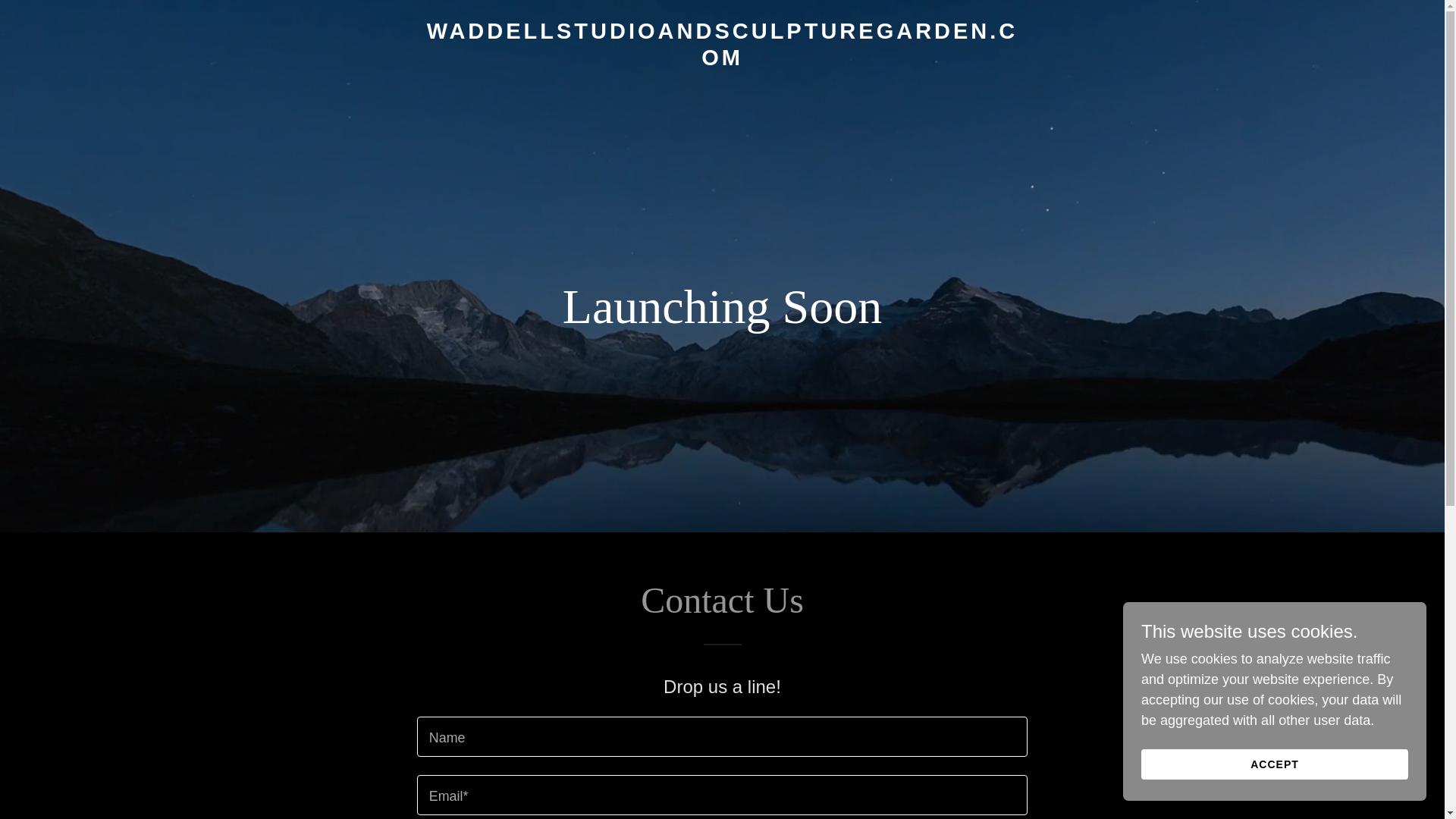 website screenshot of https://waddellstudioandsculpturegarden.com/