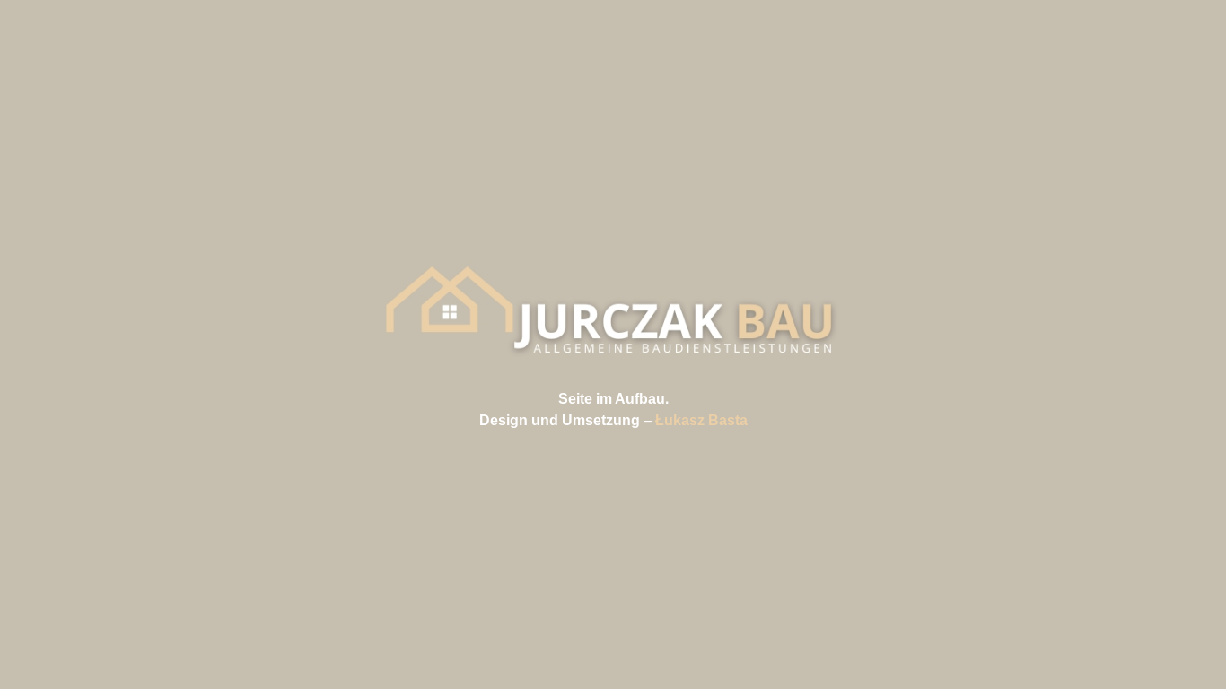 website screenshot of https://jurczak-bau.de/