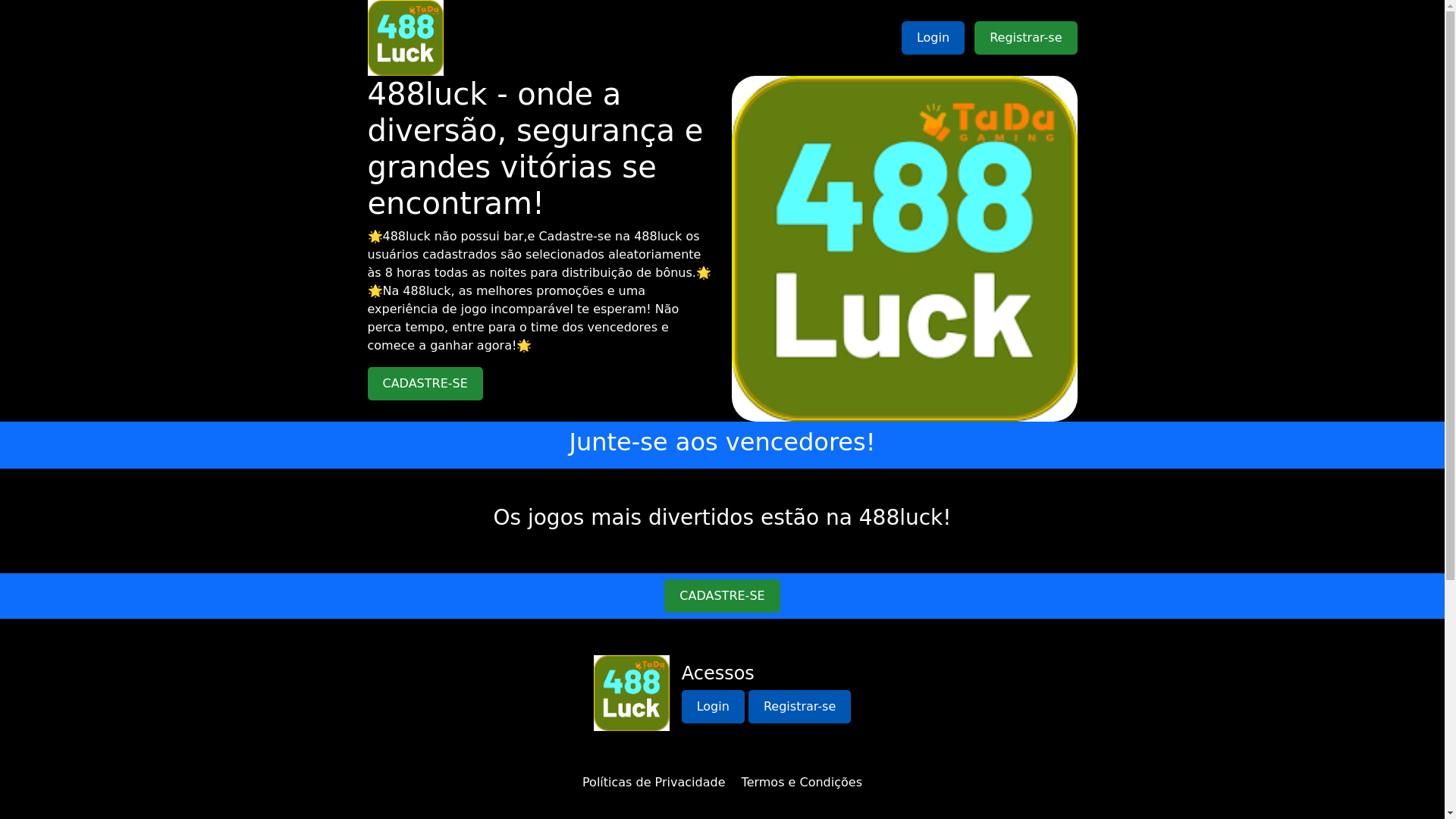 website screenshot of https://488luck8g.com/