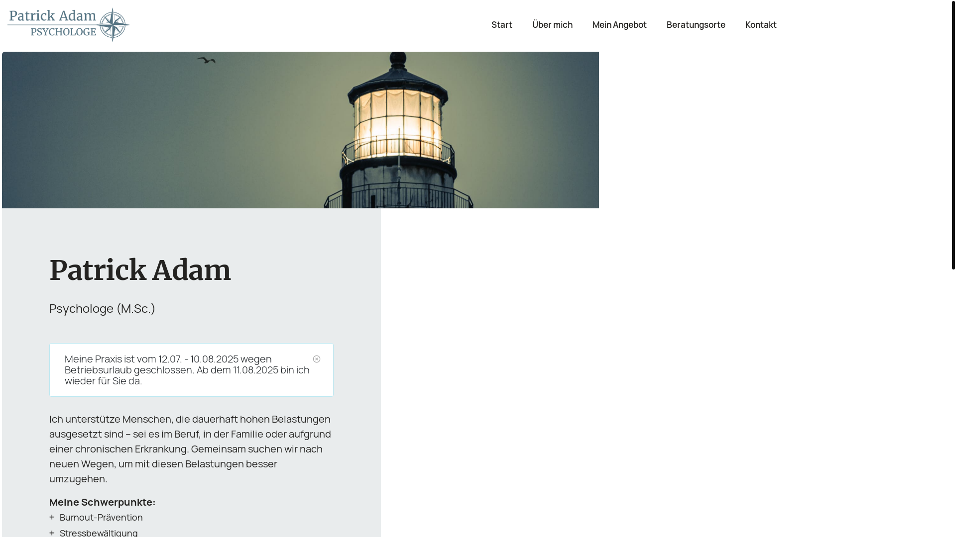website screenshot of https://wuestenzeiten.com/