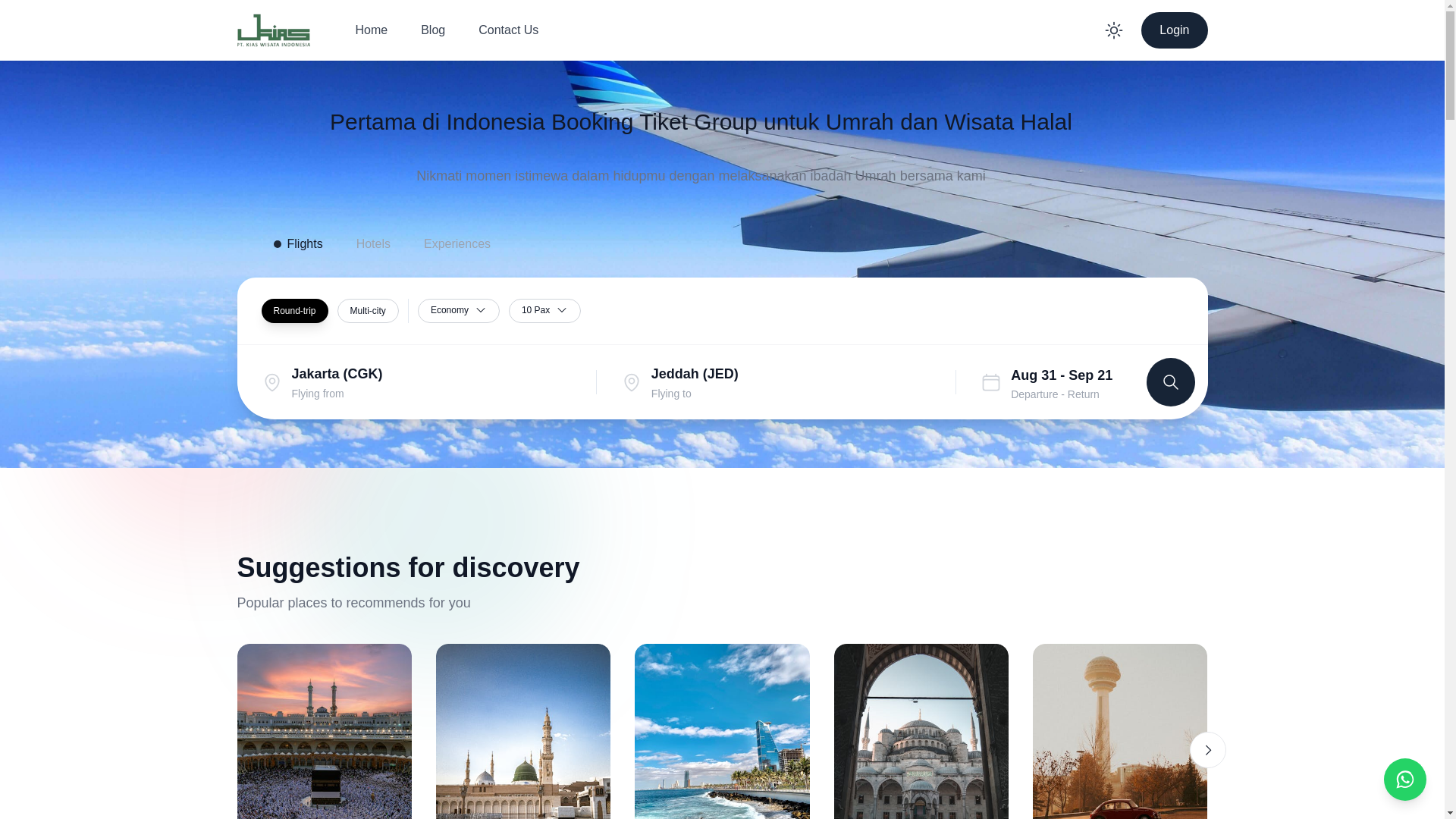 website screenshot of https://group-booking-ui-prod.pages.dev/