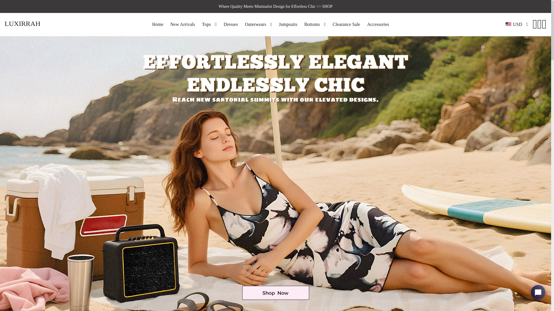 website screenshot of https://luxirrah.com/