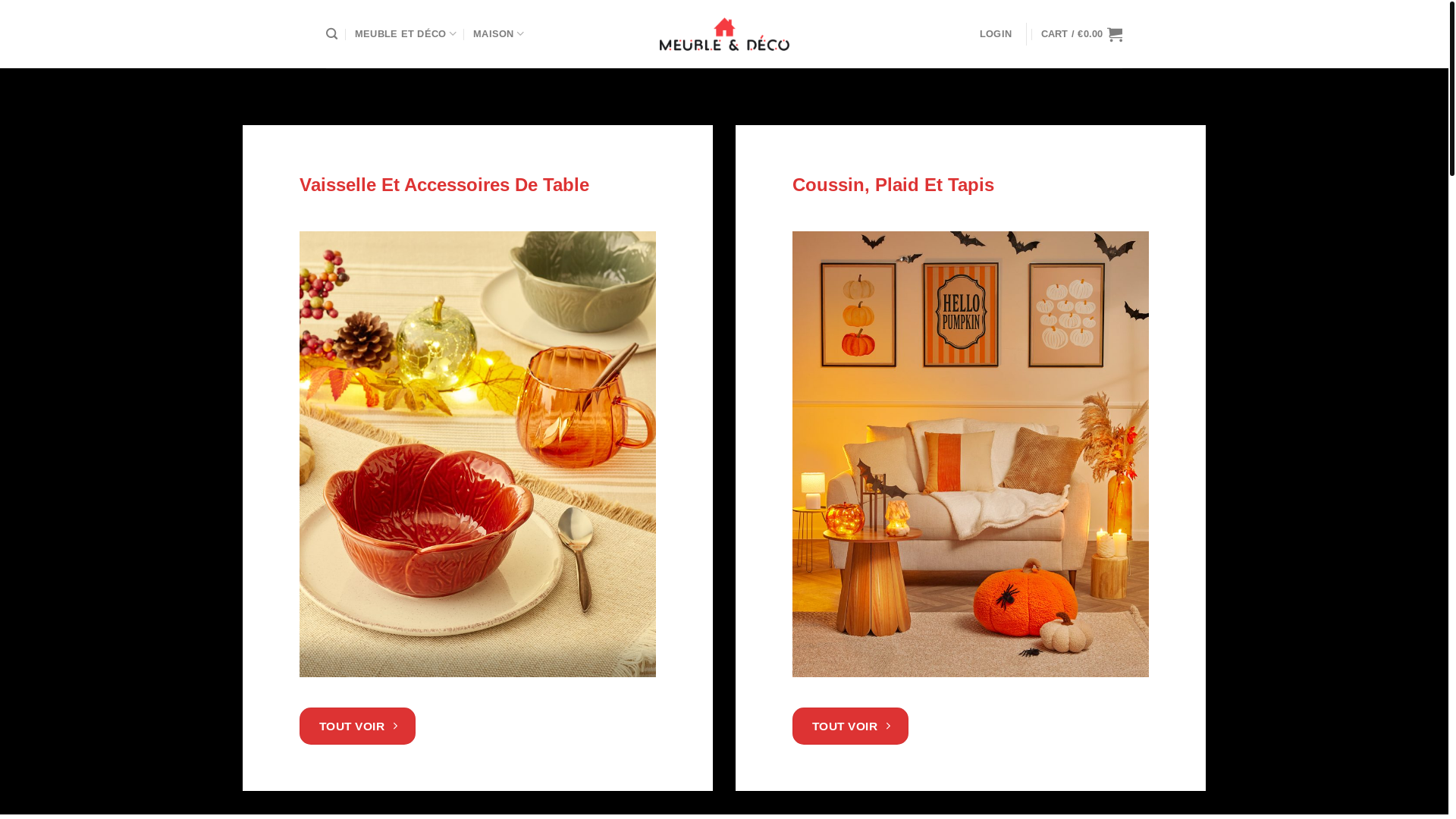 website screenshot of https://meubleanddeco.com/