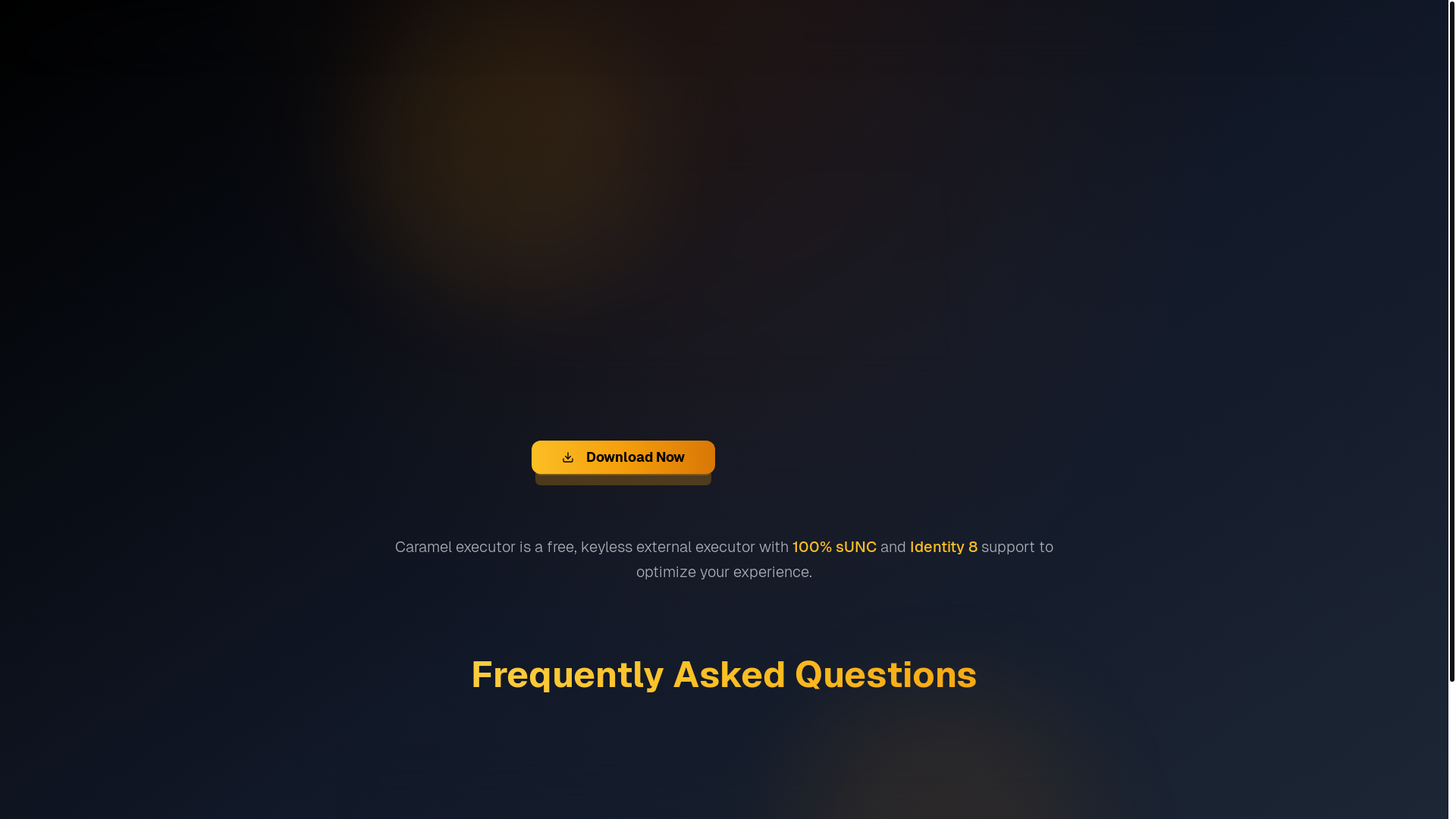 website screenshot of https://getcaramel.cc/