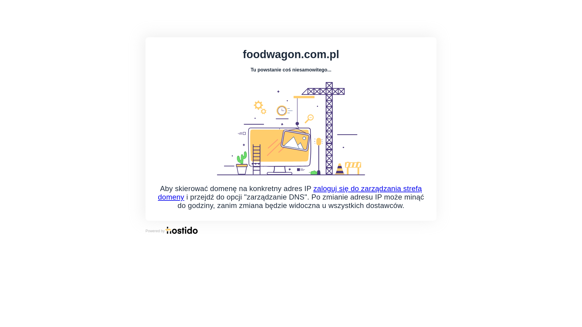 website screenshot of https://foodwagon.com.pl/