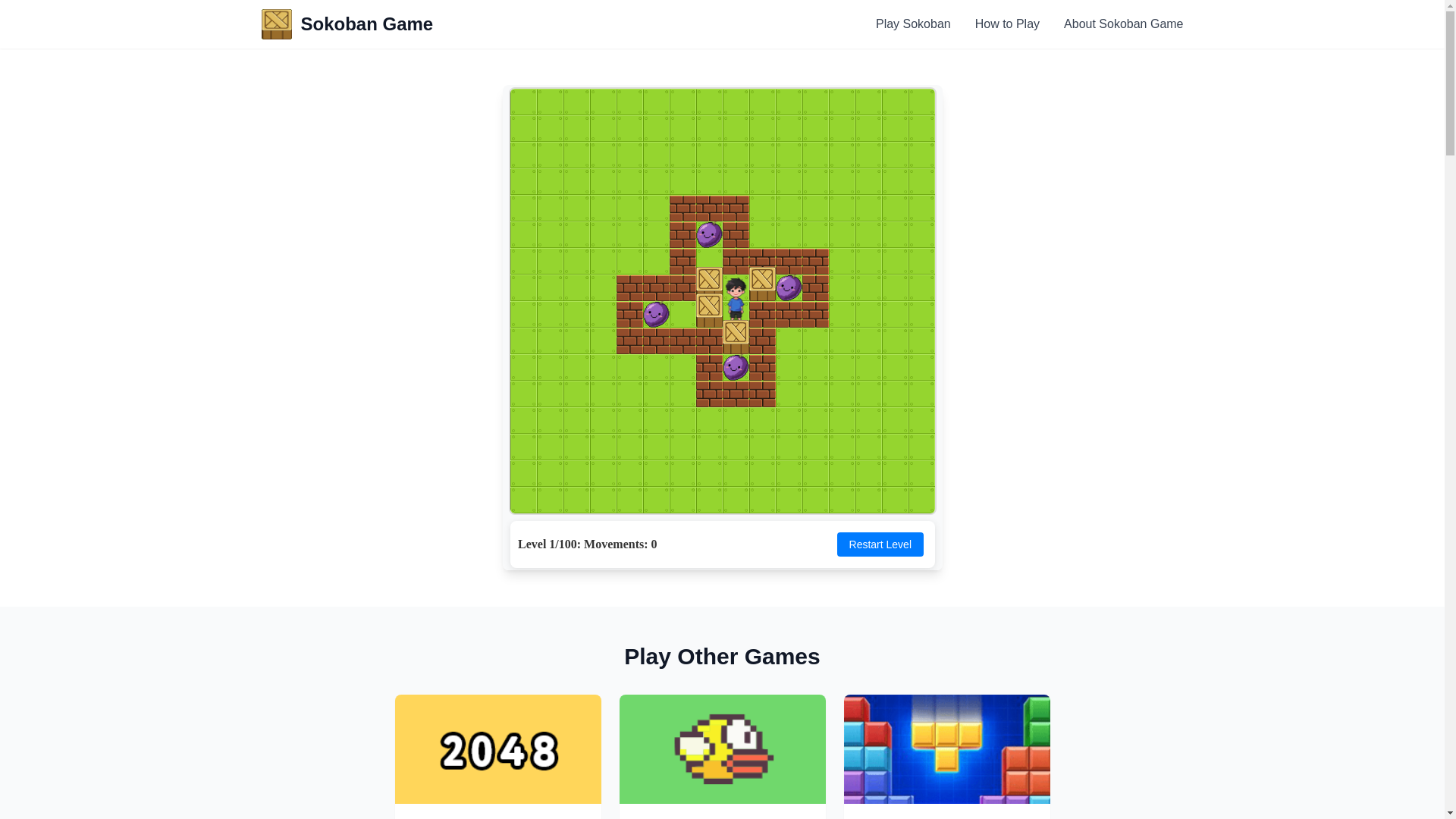 website screenshot of https://sokobangame.pages.dev/