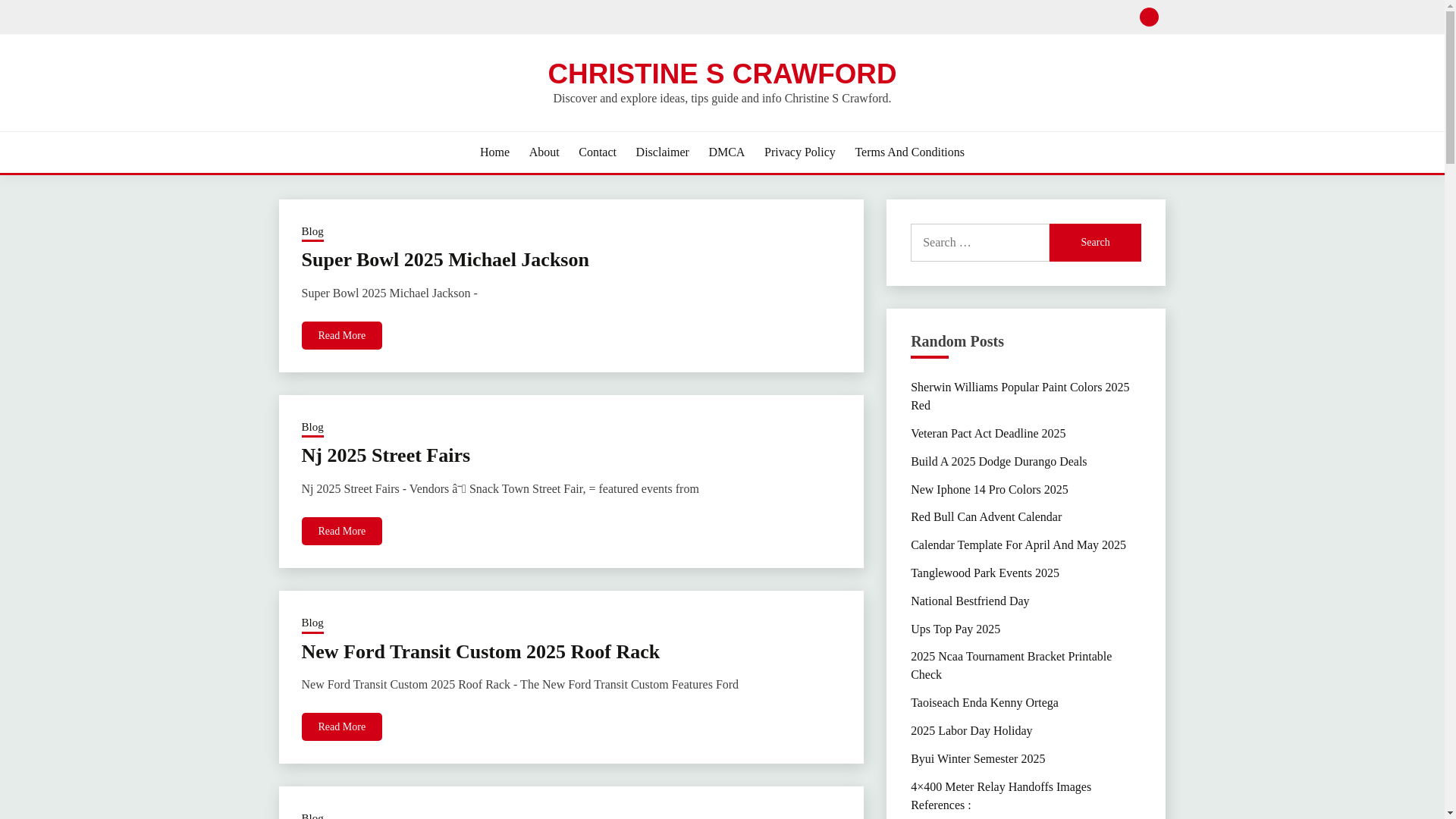 website screenshot of https://christinescrawfords.pages.dev/