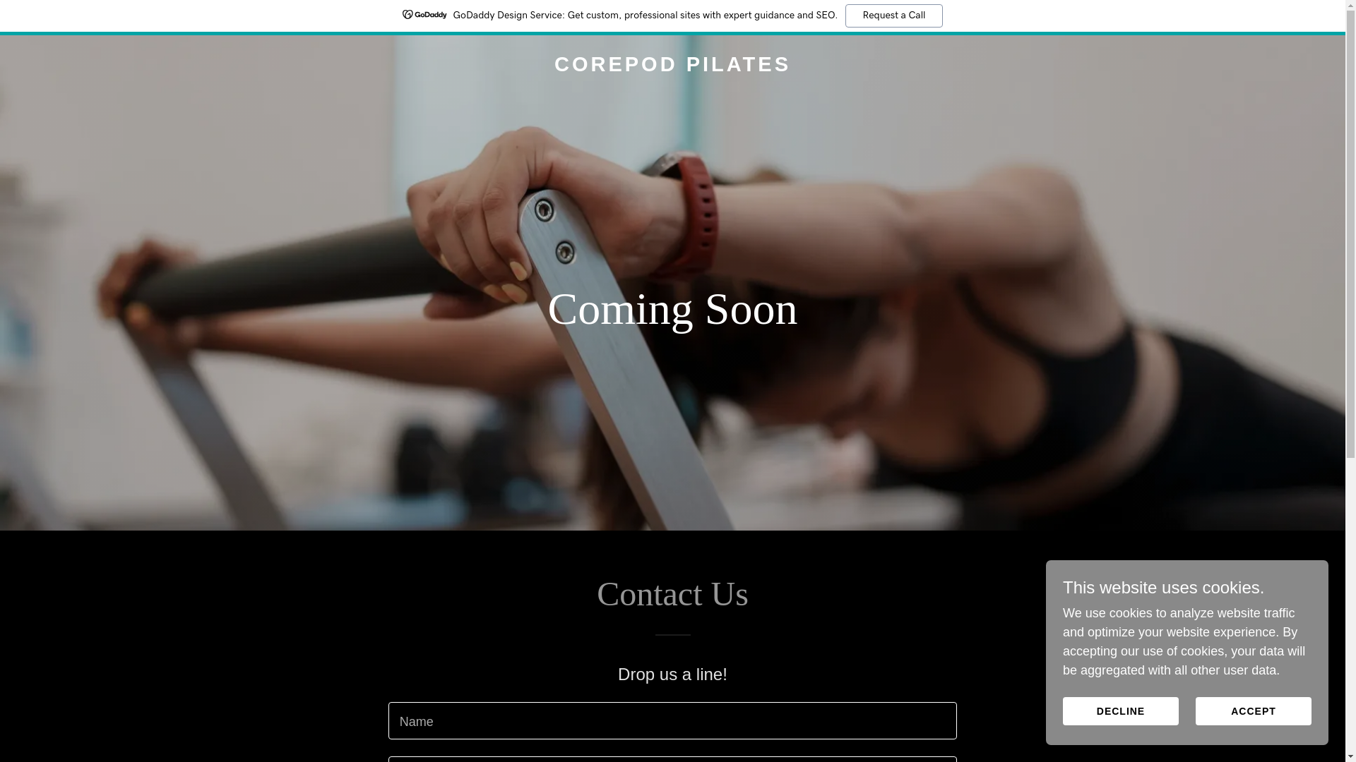 website screenshot of https://corepodpilates.com/