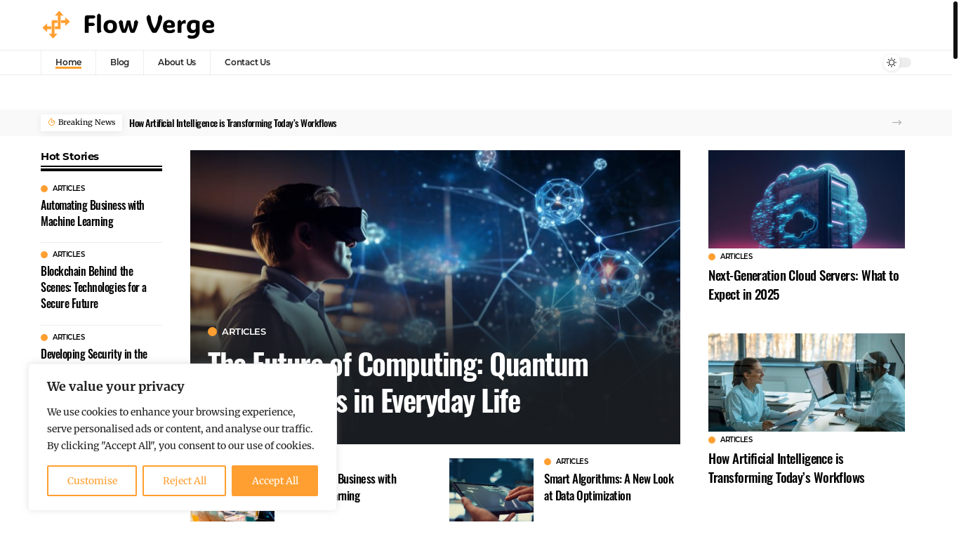 website screenshot of https://flowverge.live/