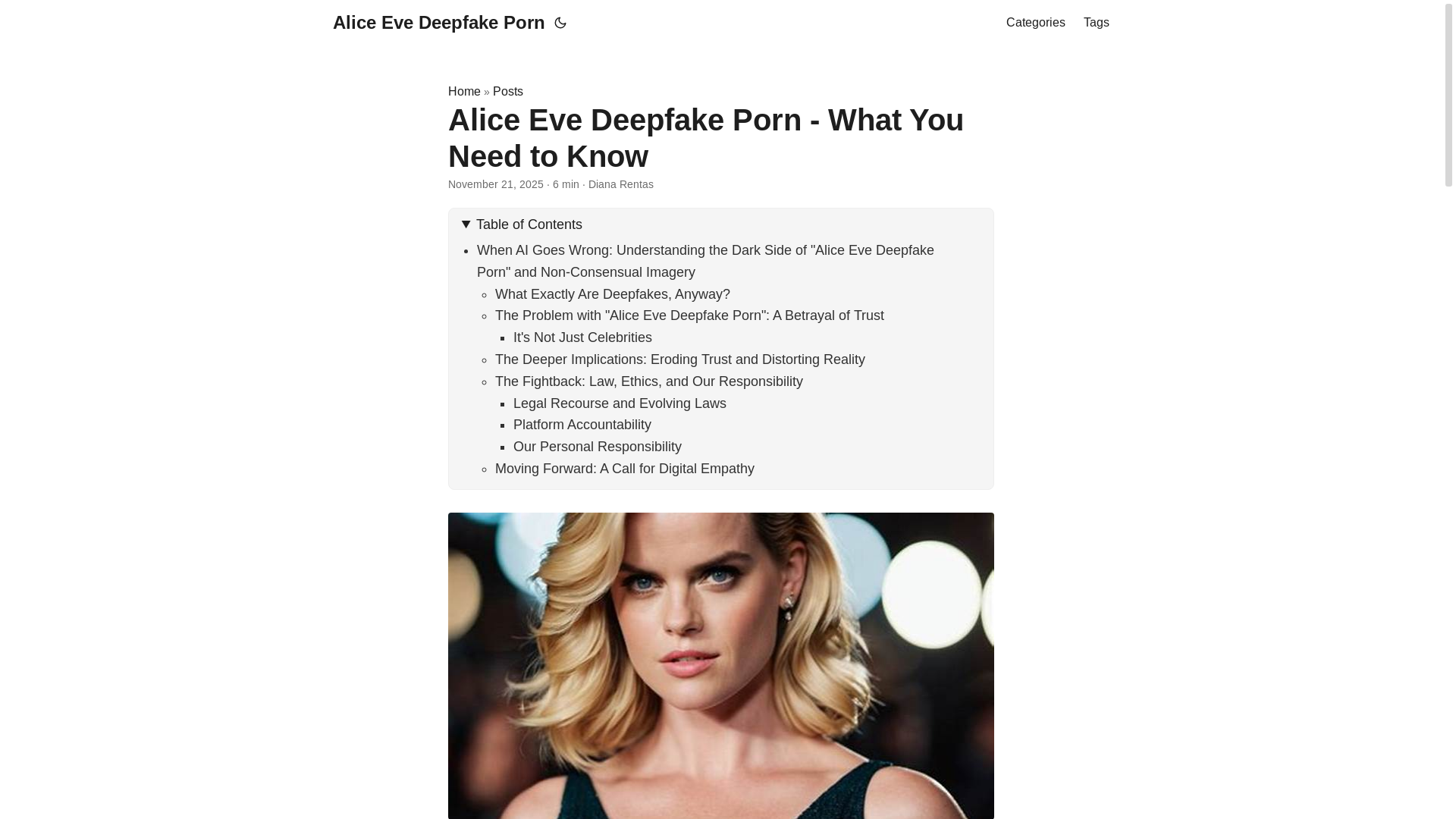 website screenshot of https://aliceevedeepfakeporn6.pages.dev/