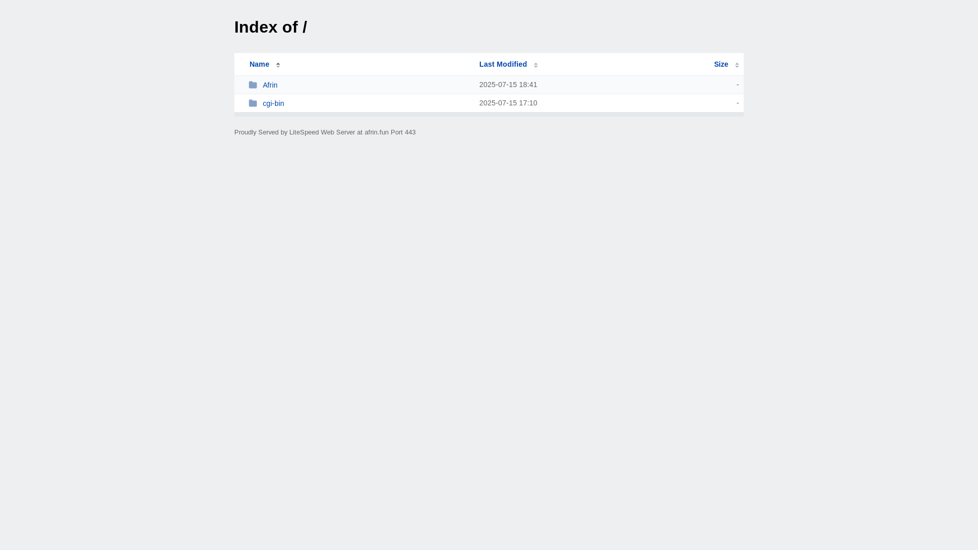 website screenshot of https://afrin.fun/