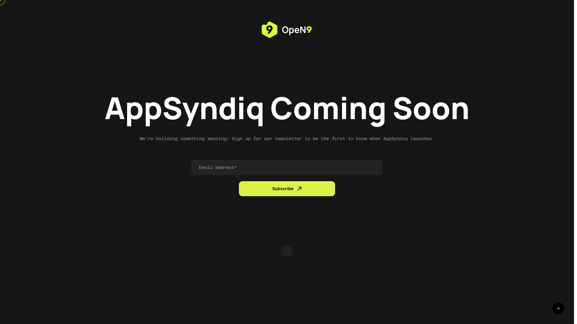 website screenshot of https://appsyndiq-coming-soon.pages.dev/