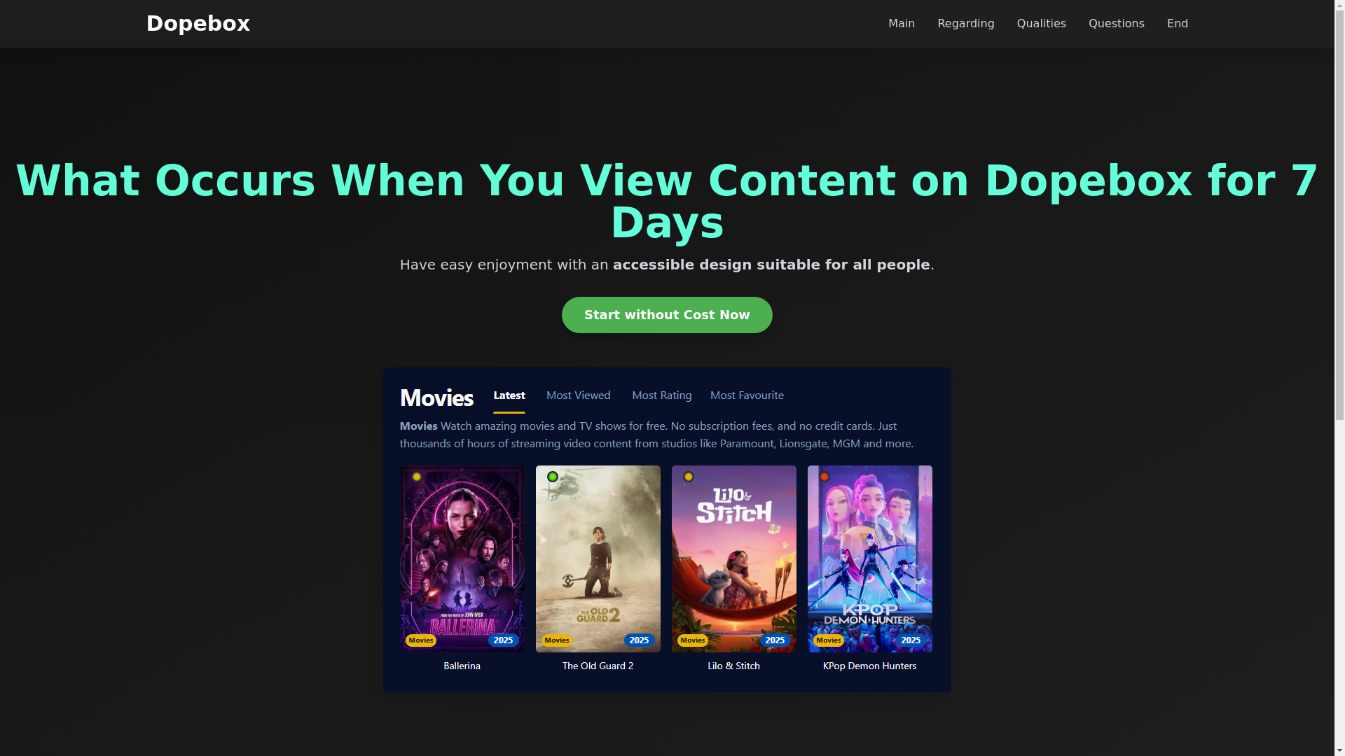 website screenshot of https://dopebox-htwa-s3i.pages.dev/