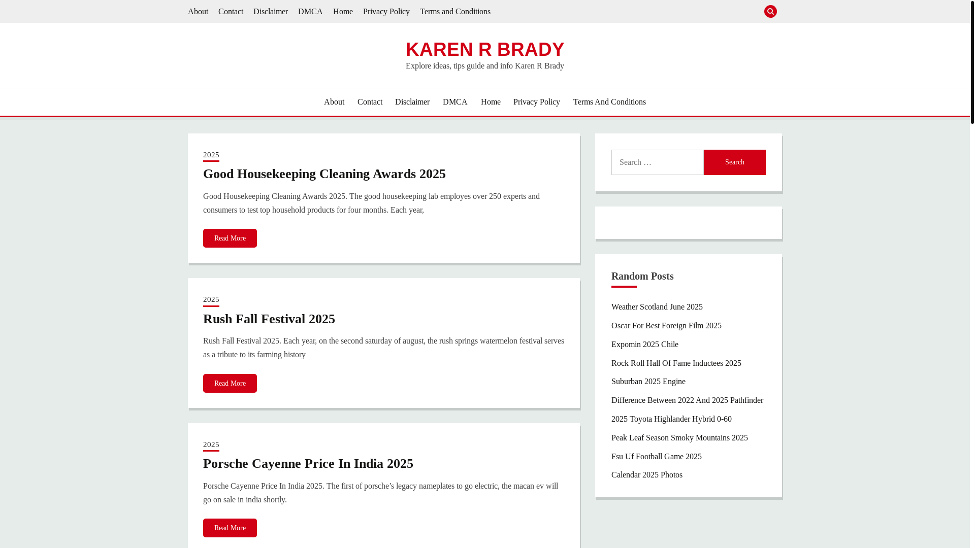 website screenshot of https://karenrbradyl.pages.dev/