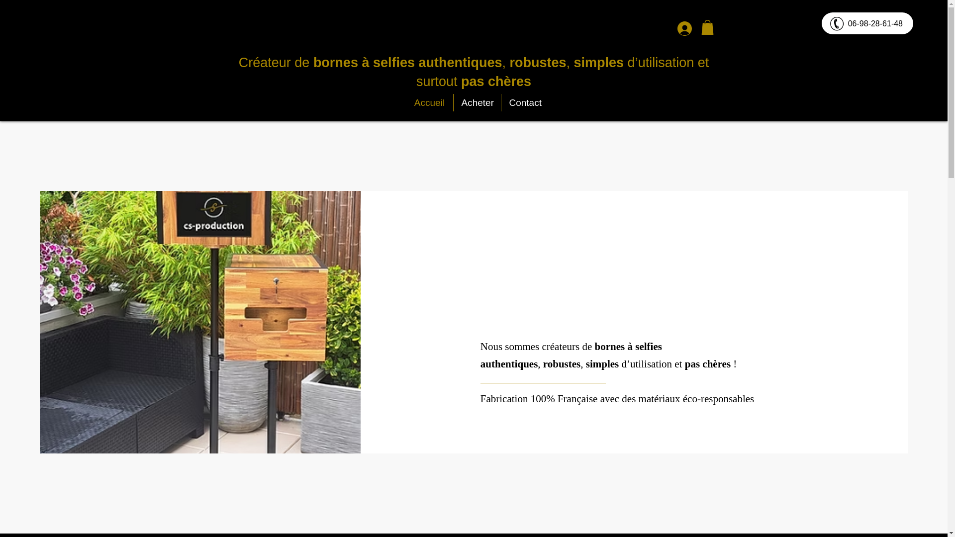 website screenshot of https://photoboothfrancais.fr/