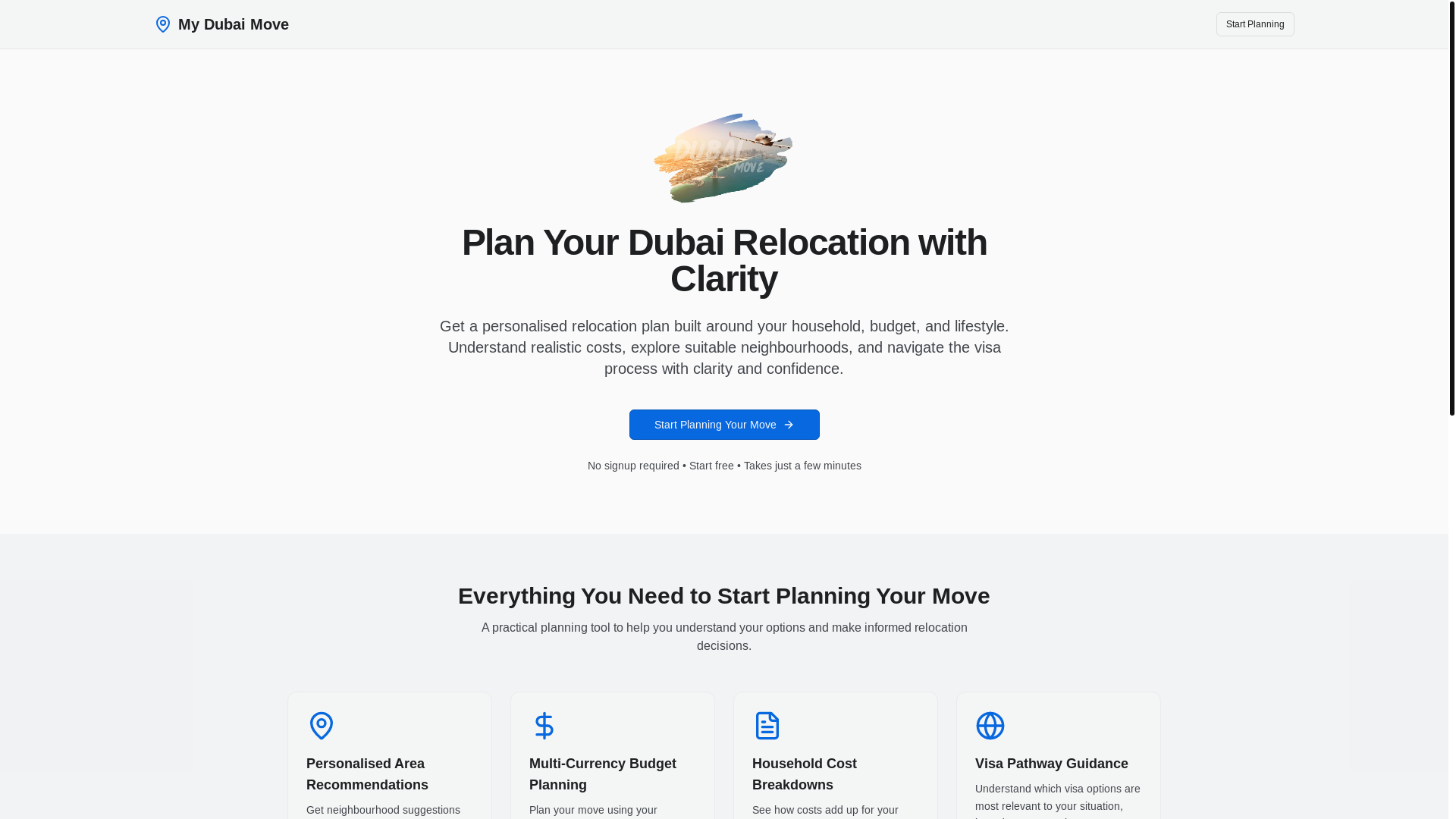 website screenshot of https://mydxbmove.com/