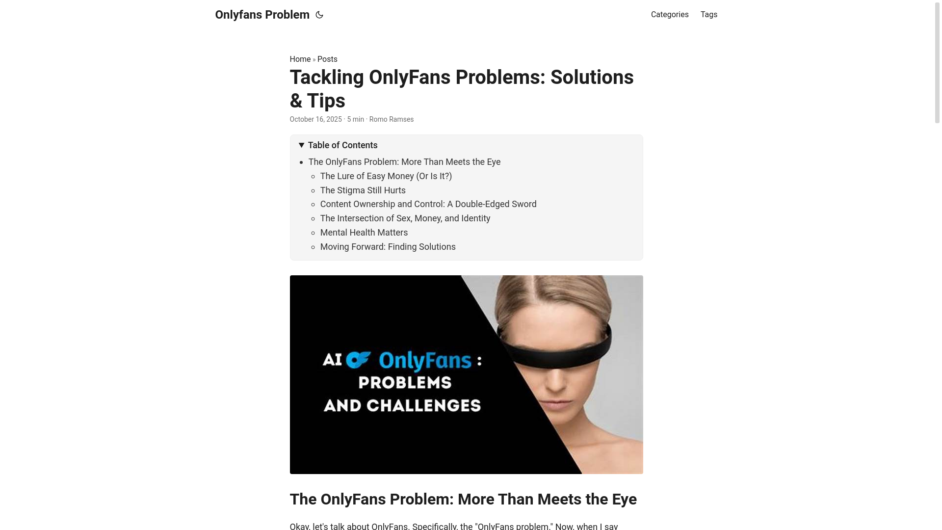 website screenshot of https://onlyfans-problem.pages.dev/