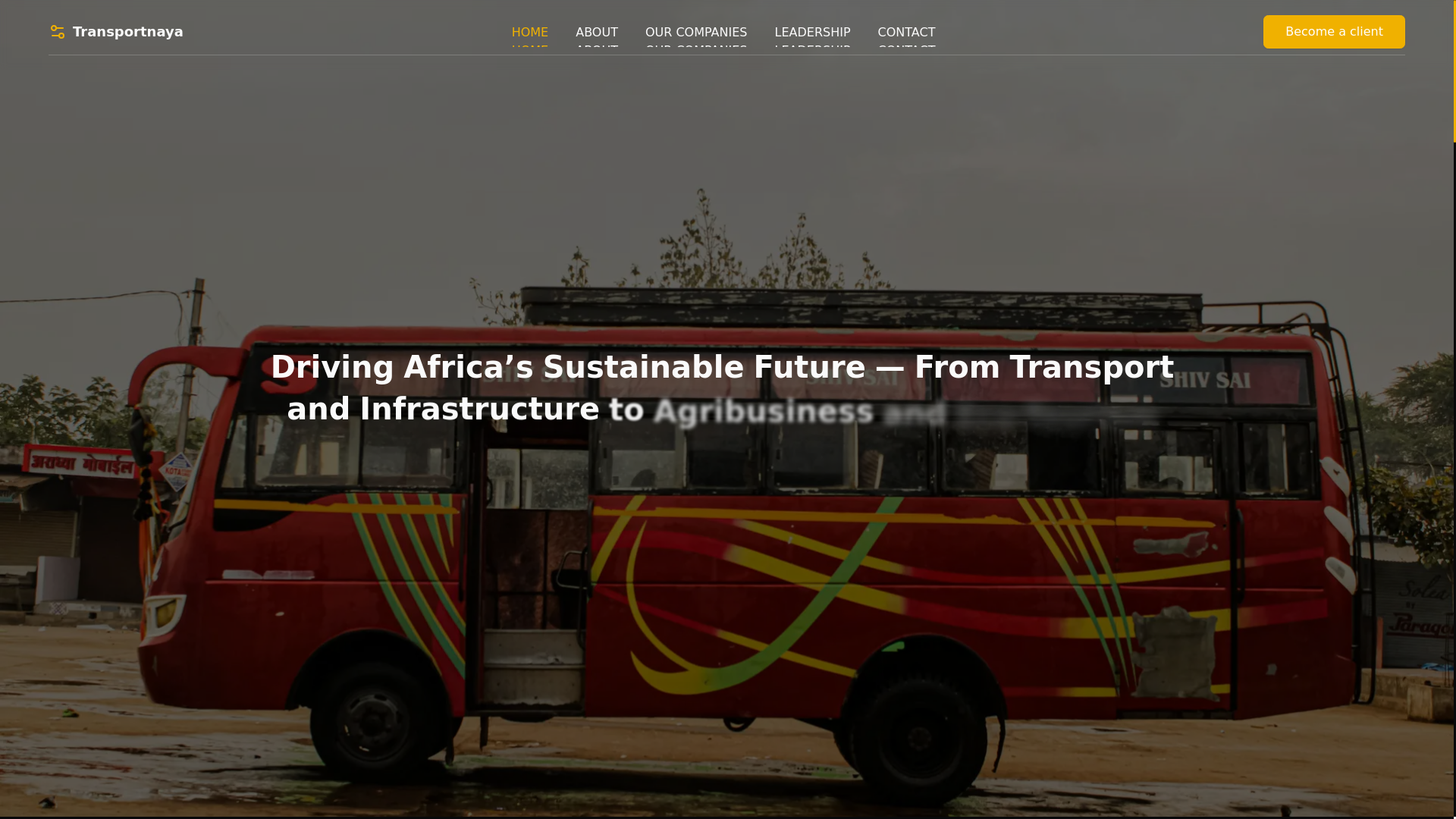 website screenshot of https://transportnaya-palmecho.com/
