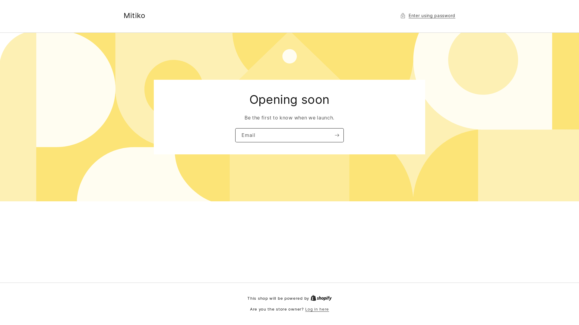 website screenshot of https://mitikolife.com/