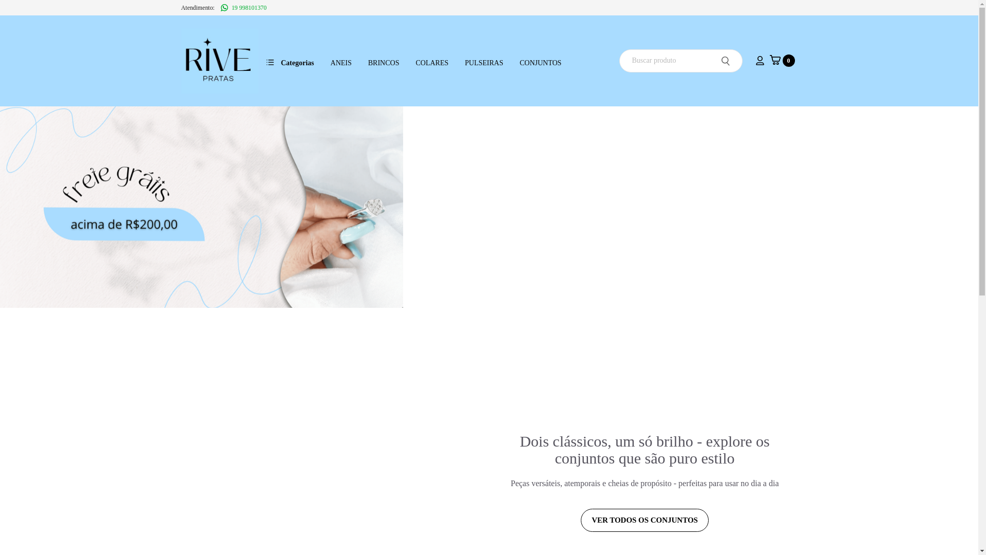 website screenshot of https://rivepratas.com.br/