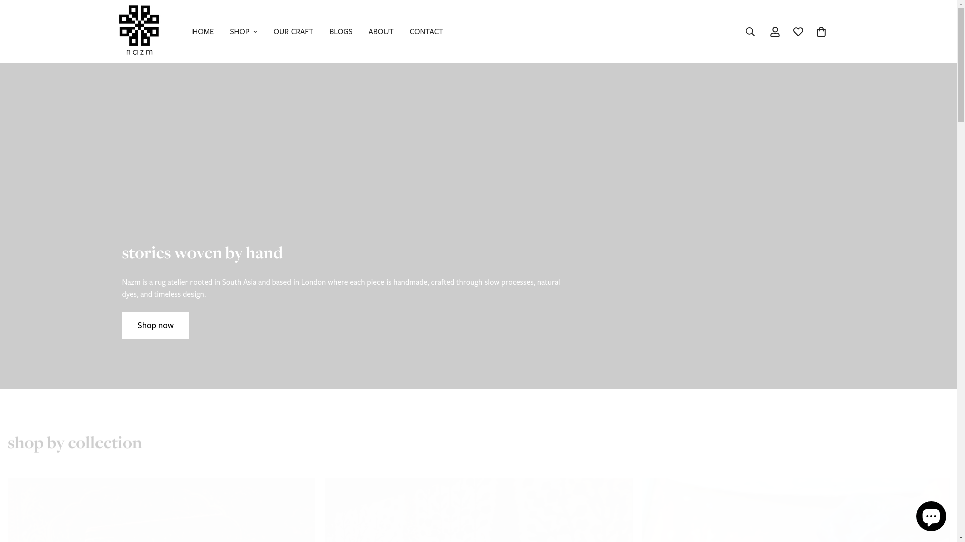 website screenshot of https://nazmrugs.com/