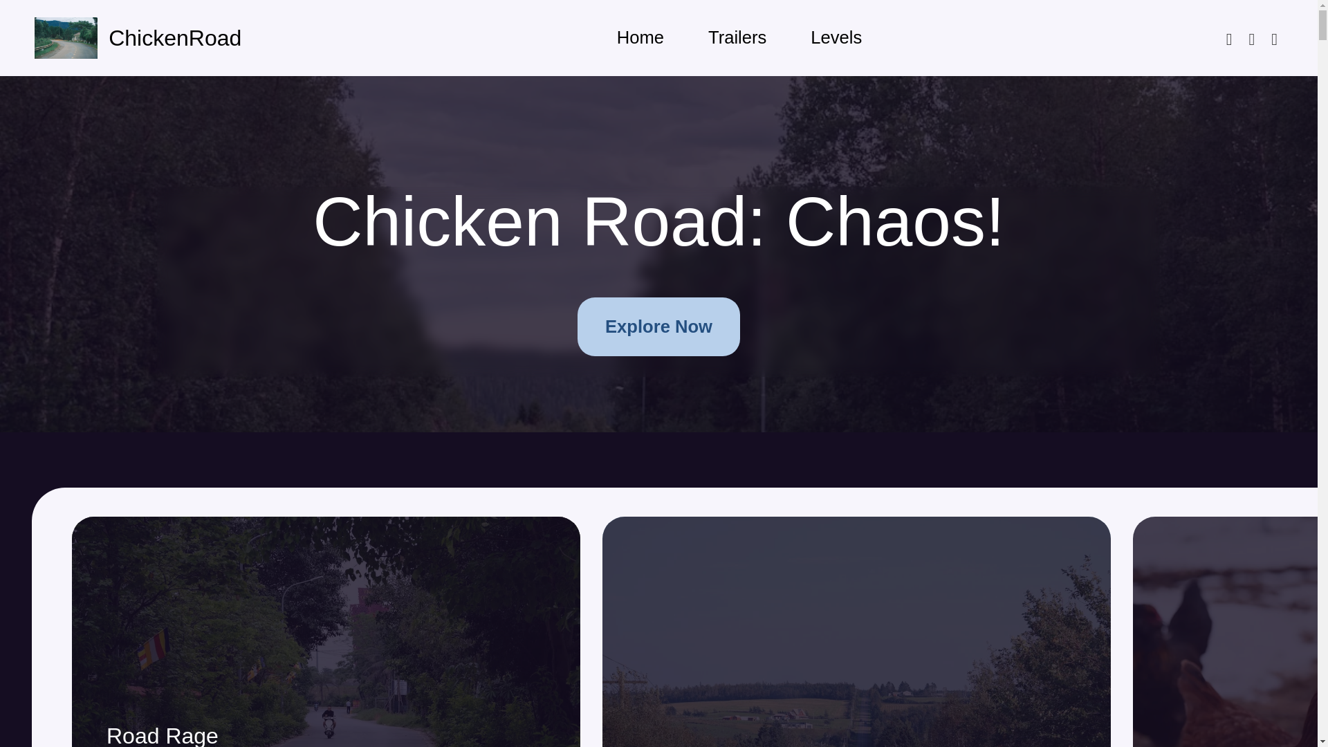 website screenshot of https://chickenroadluzap.pro/