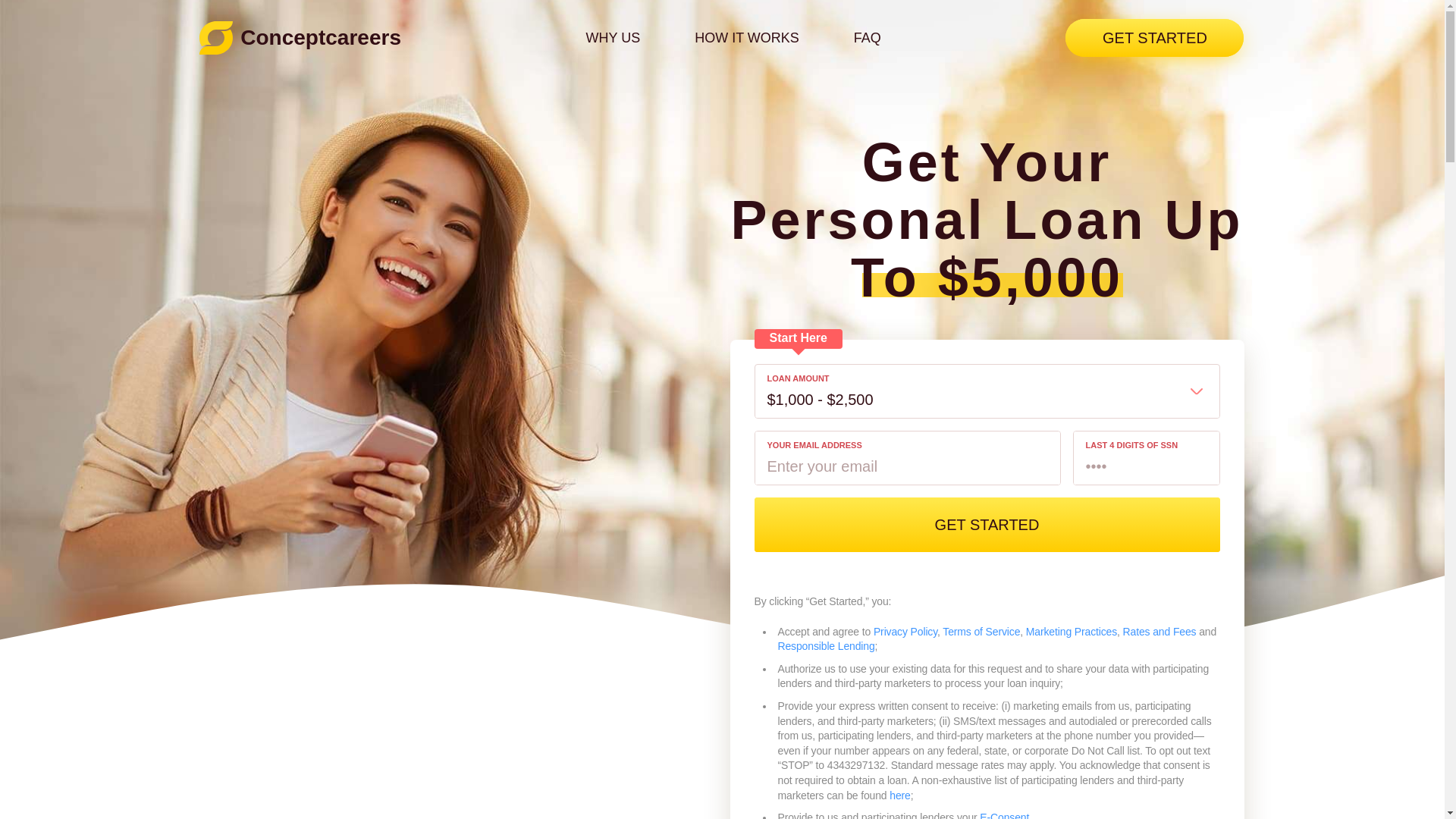website screenshot of https://conceptcareers.com/