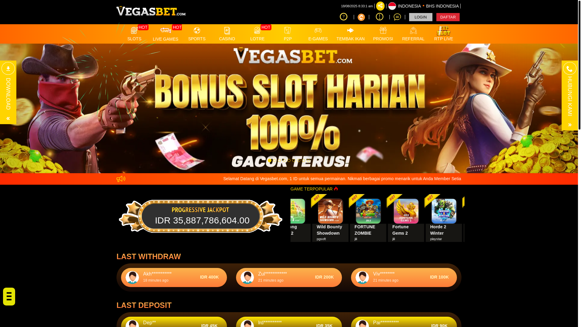 website screenshot of https://vegasbetshootdown.xyz/