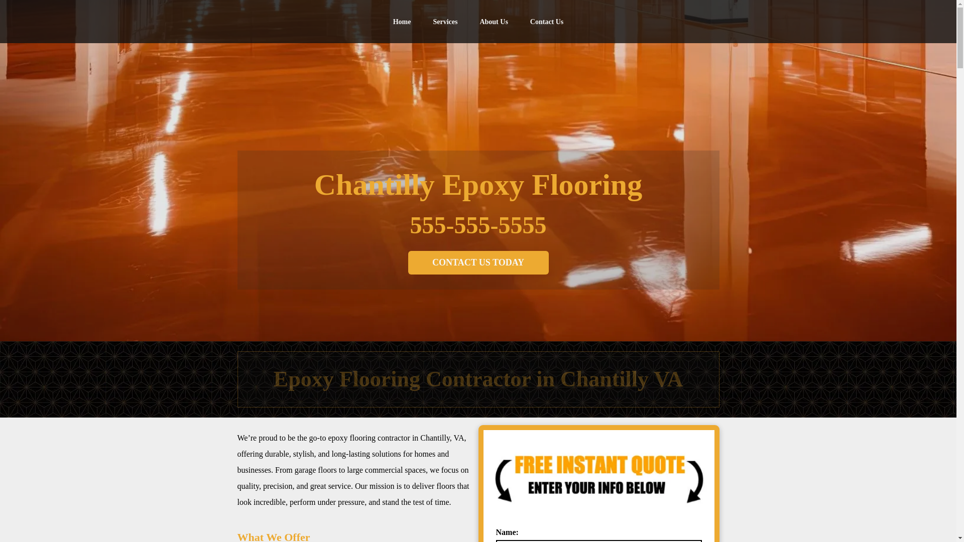website screenshot of https://epoxychantilly.com/