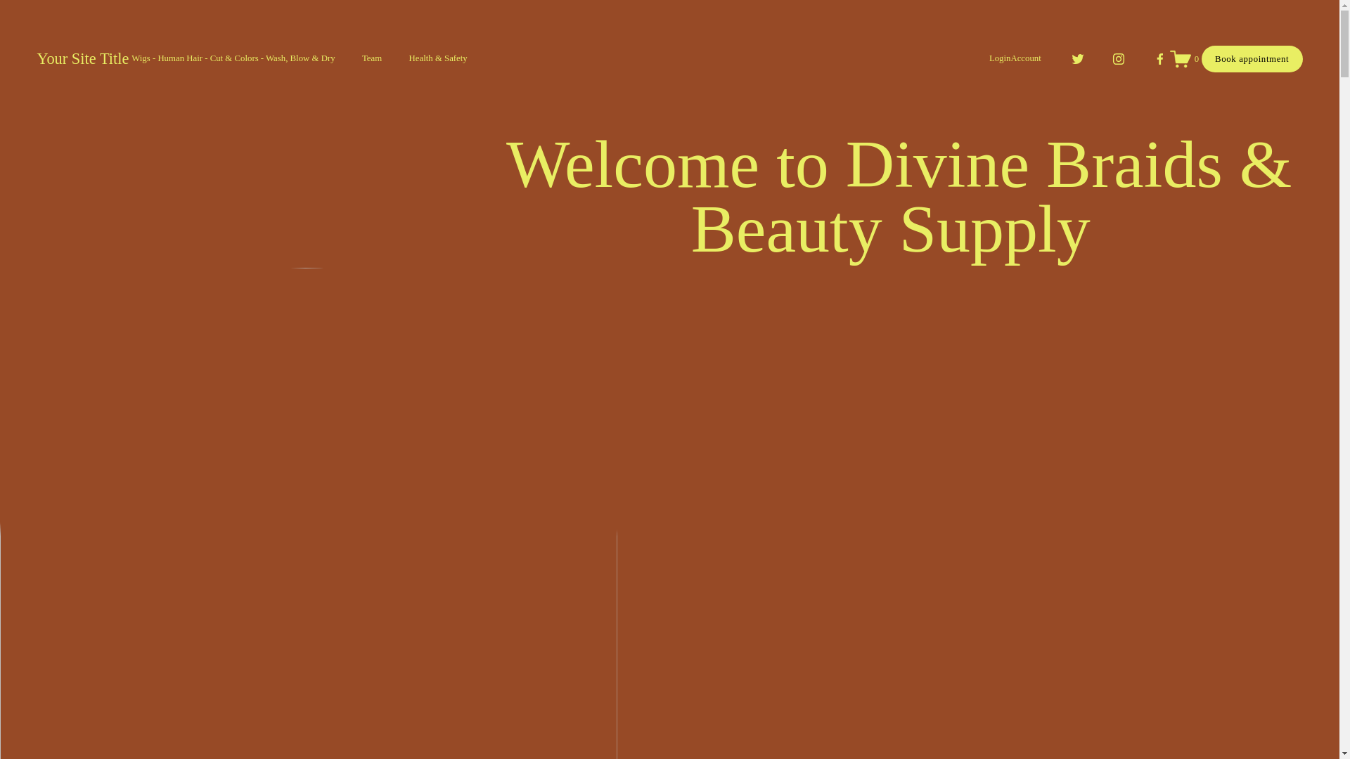 website screenshot of https://divinnebraidsandbeautysupply.com/