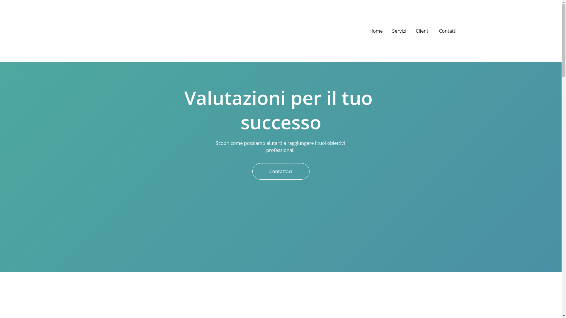 website screenshot of https://valutazioni.eu/