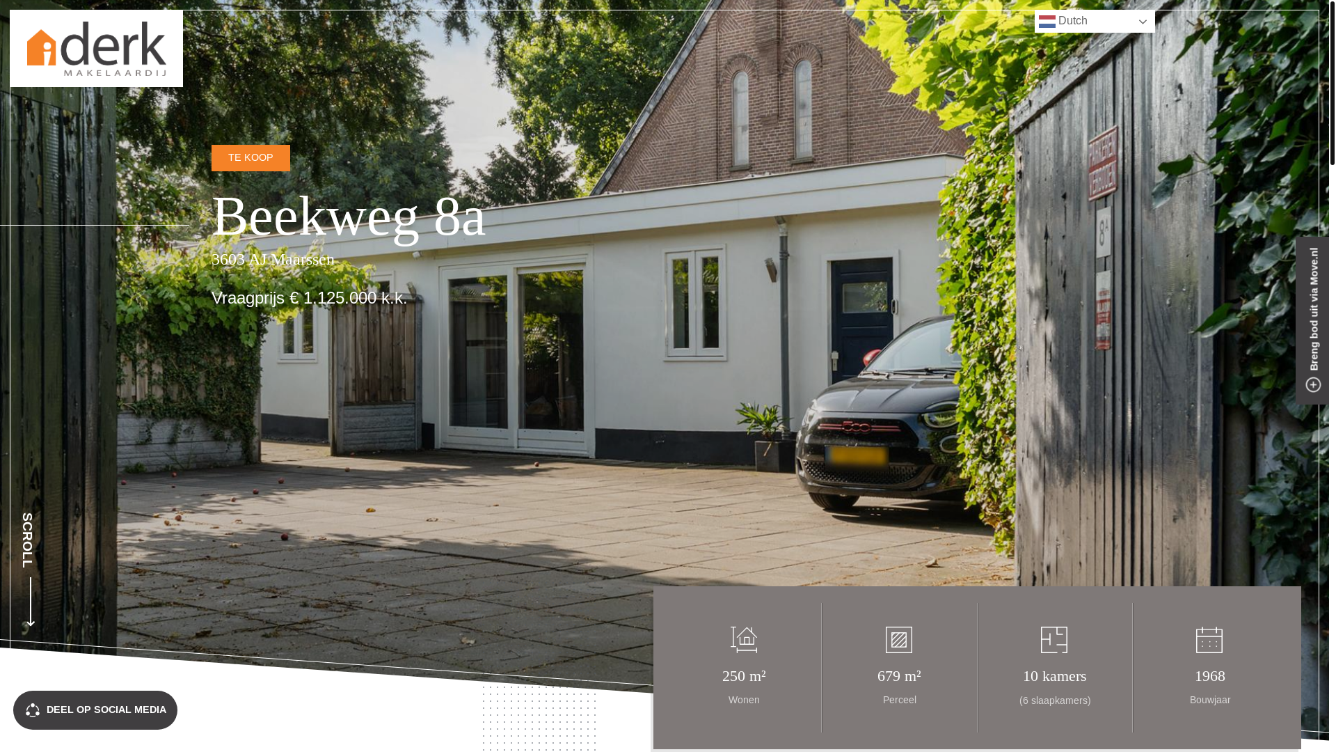 website screenshot of https://beekweg8amaarssen.nl/