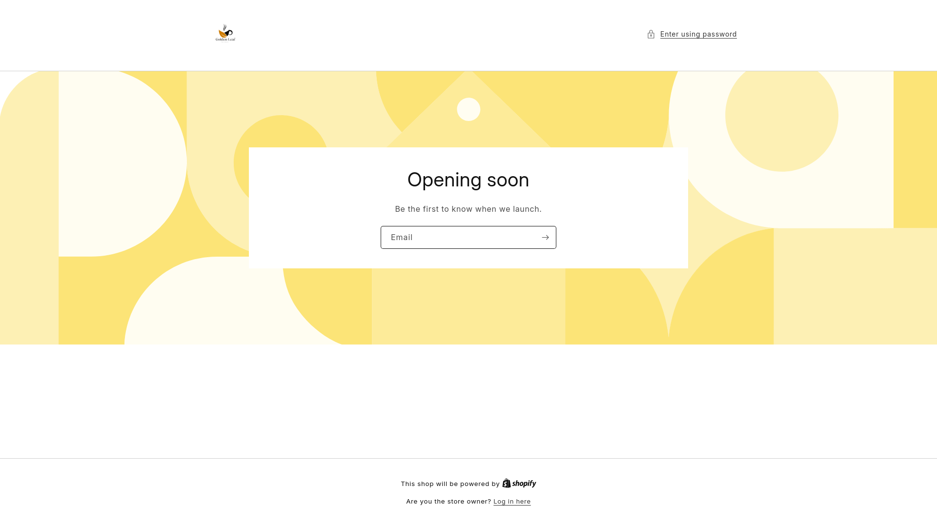 website screenshot of https://goldenleaftea.nl/