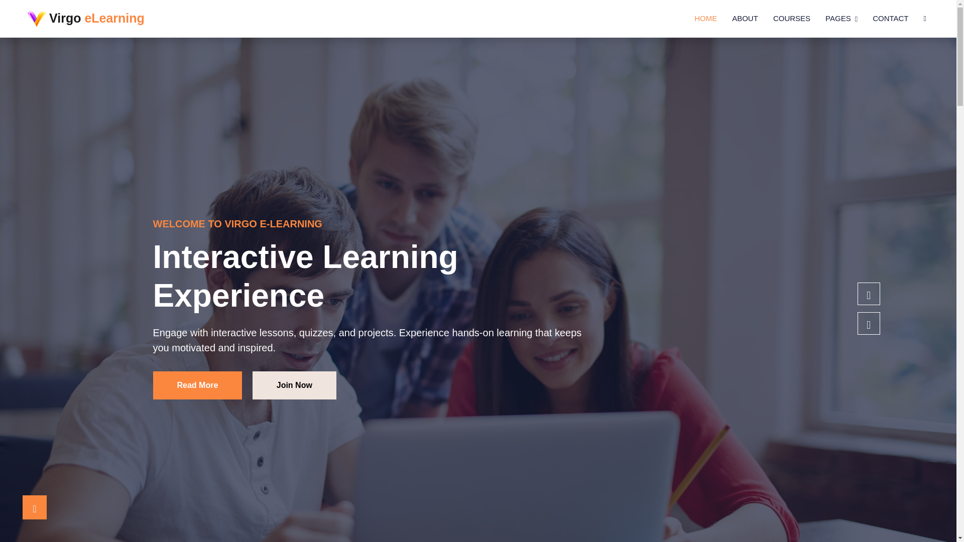 website screenshot of https://virgoelearningdeploy.pages.dev/