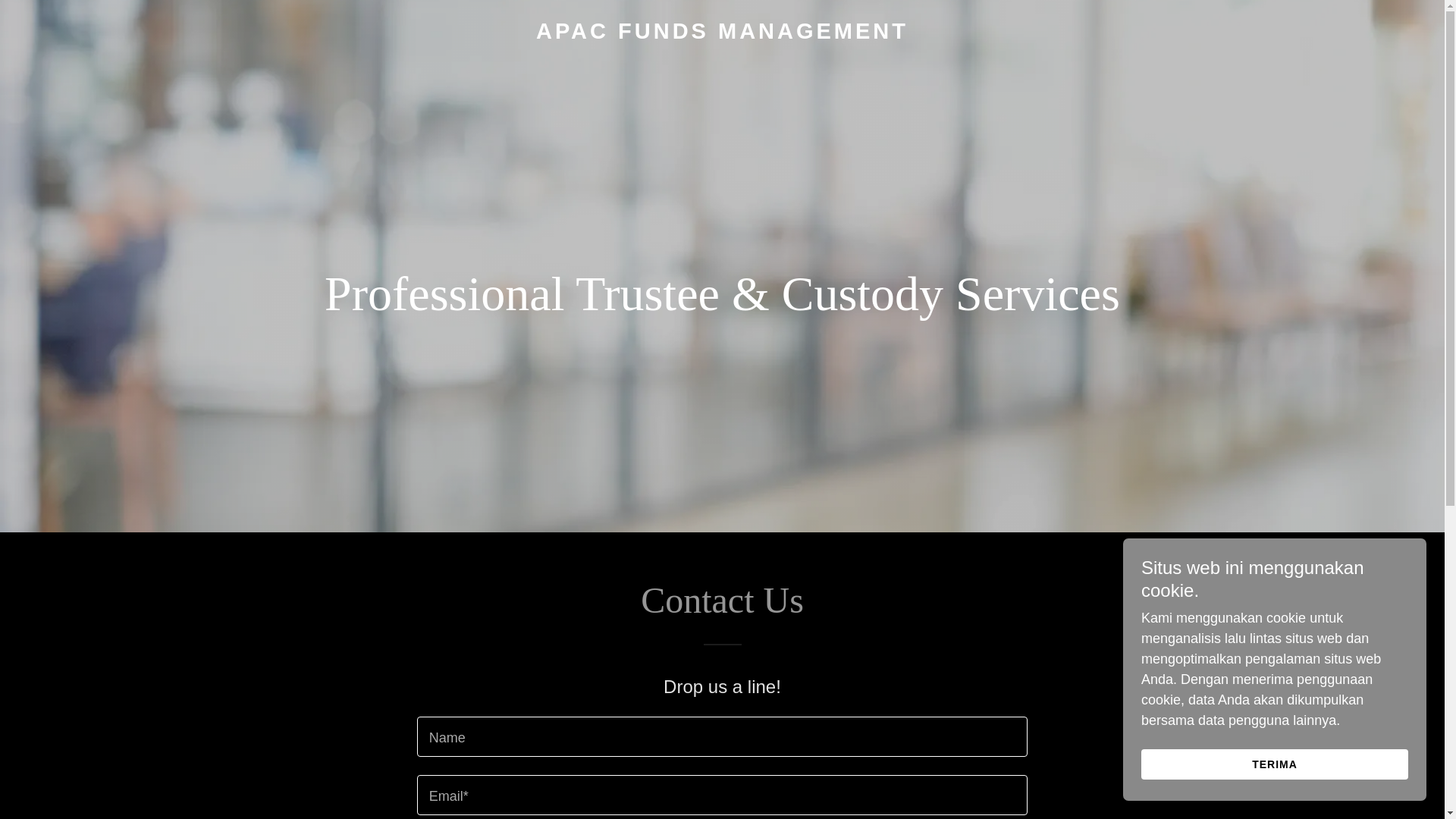website screenshot of https://apacfm.co/
