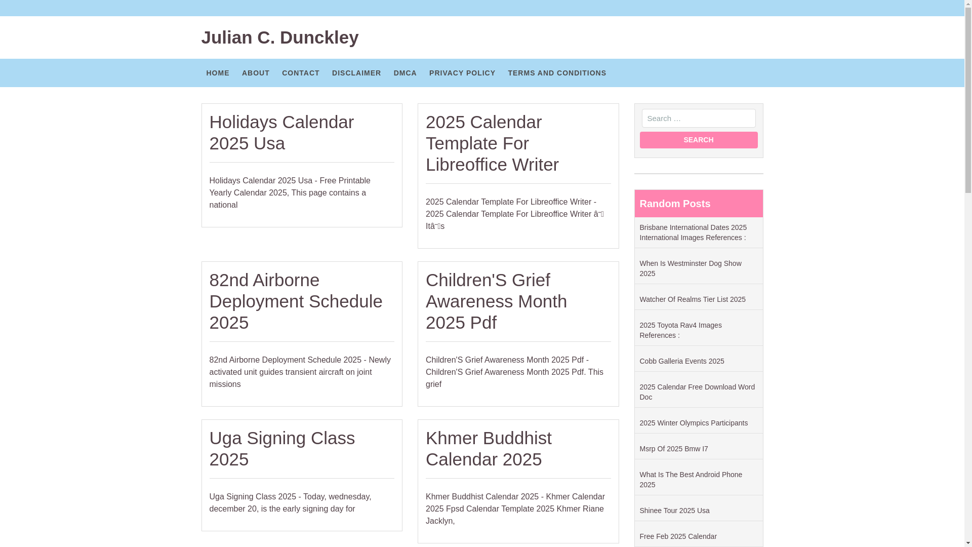 website screenshot of https://juliancdunckley.pages.dev/